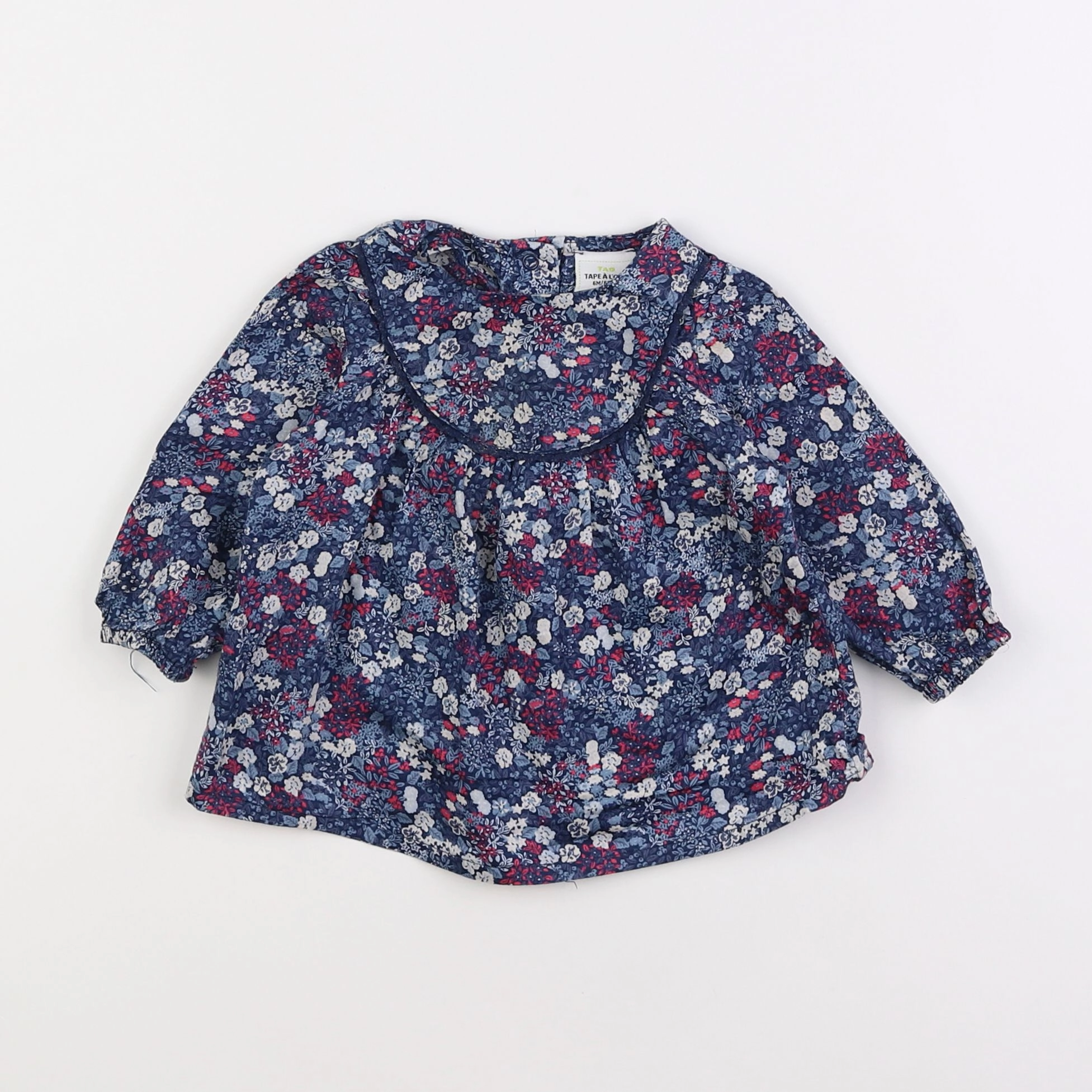Tape à l'oeil - blouse bleu - 6 mois