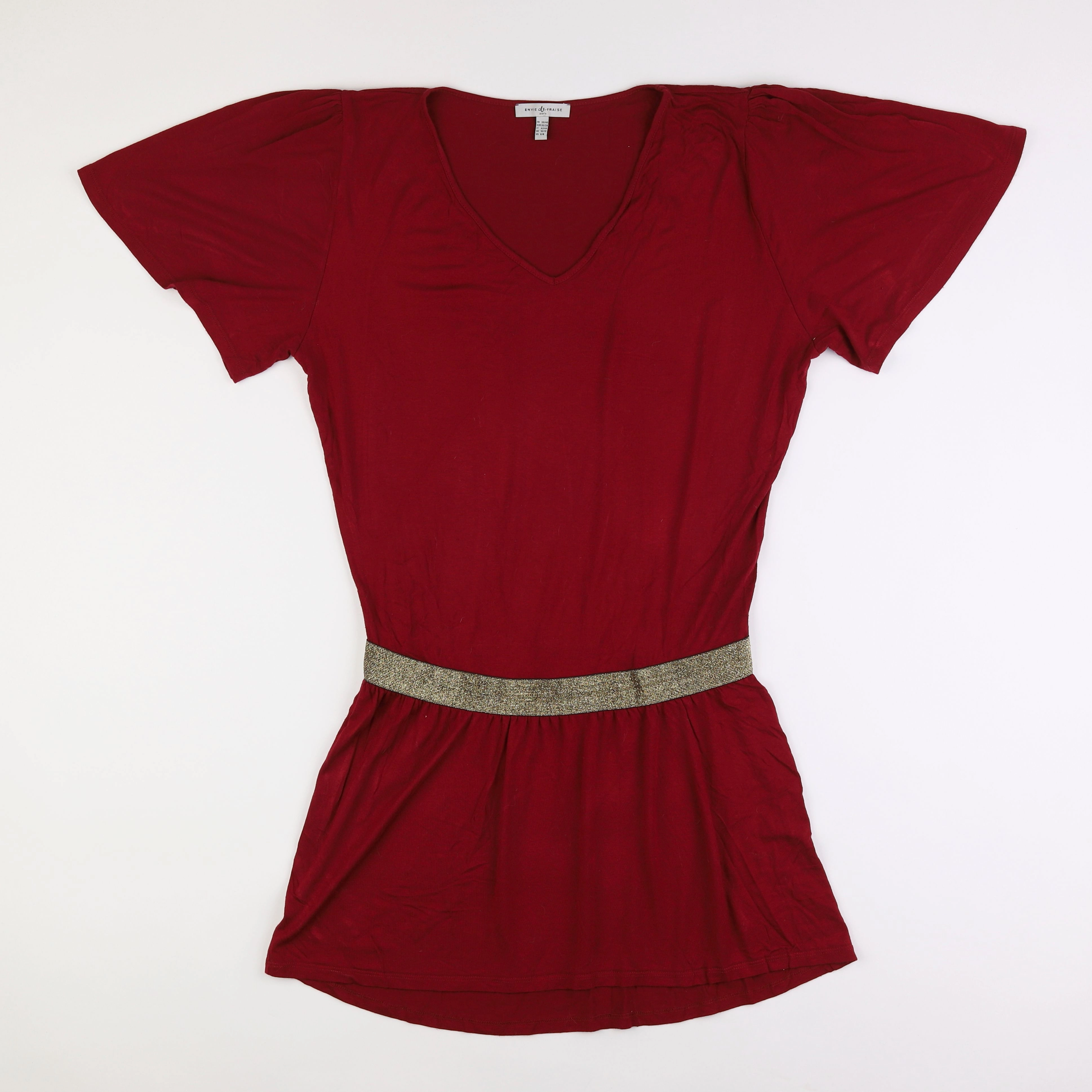 Envie de fraise - tee-shirt grossesse rouge - 38 à 40