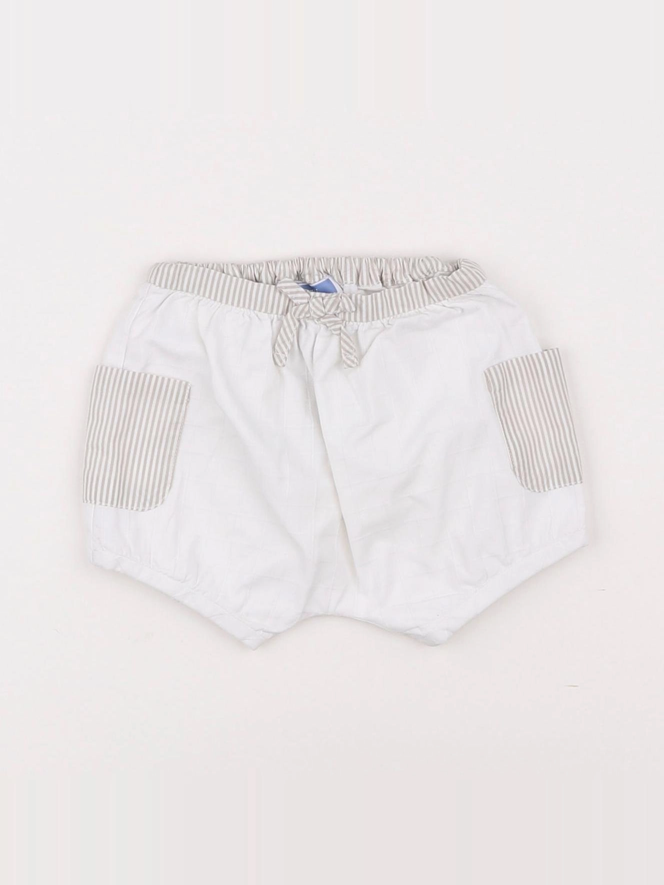 Jacadi - short blanc - 3 mois