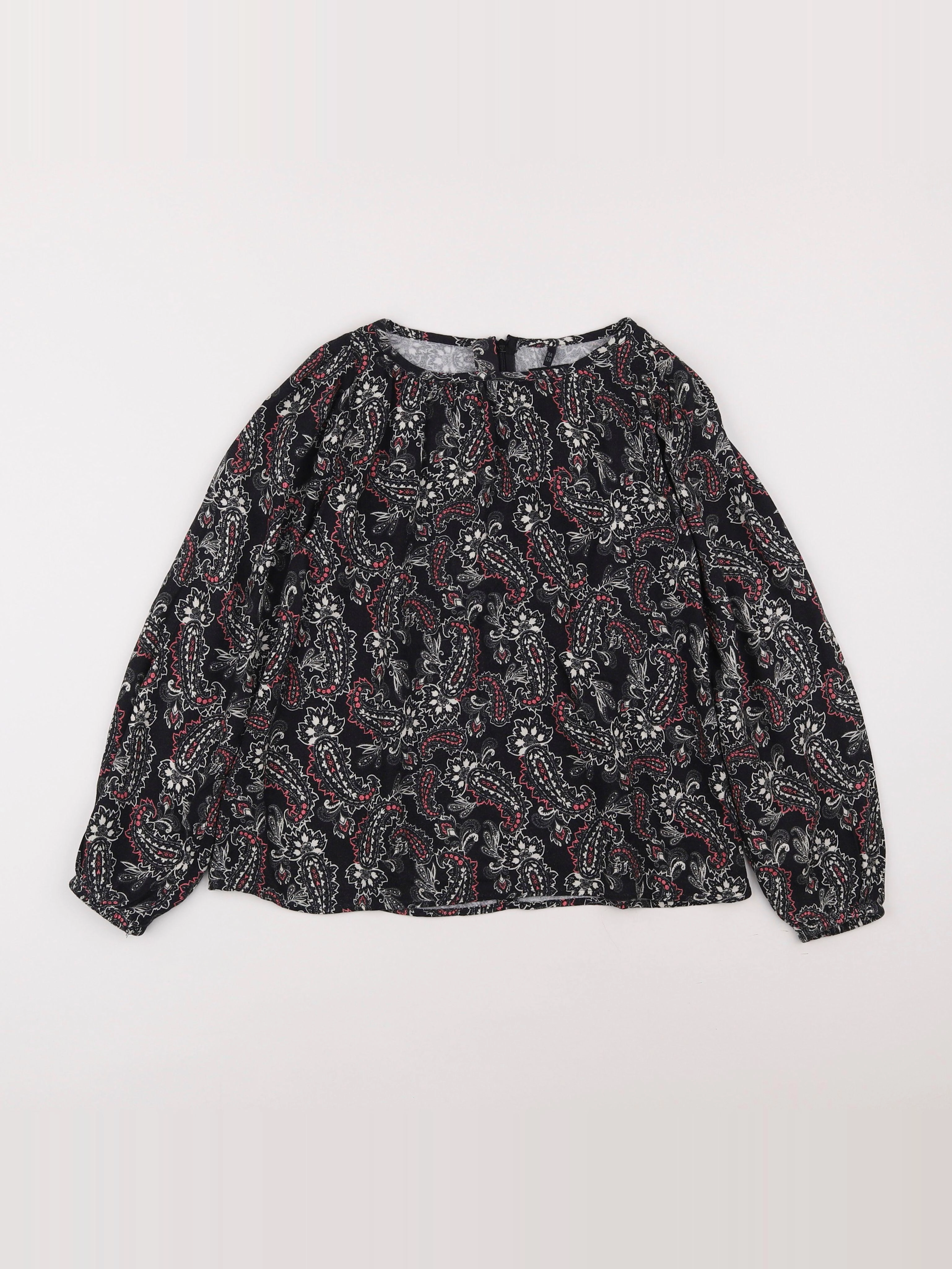 IKKS - blouse noir - 8 ans