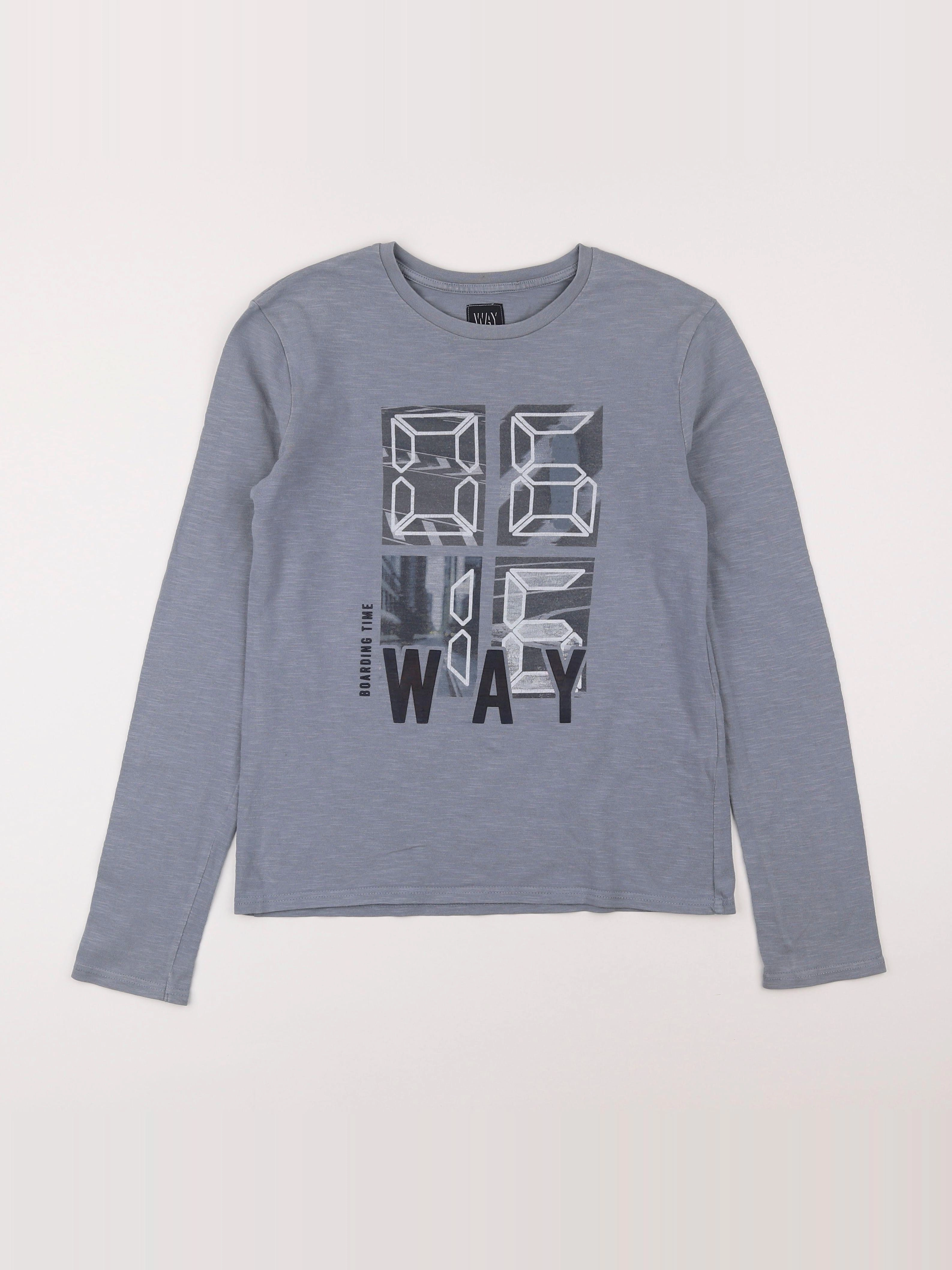 IKKS - tee-shirt gris - 12 ans