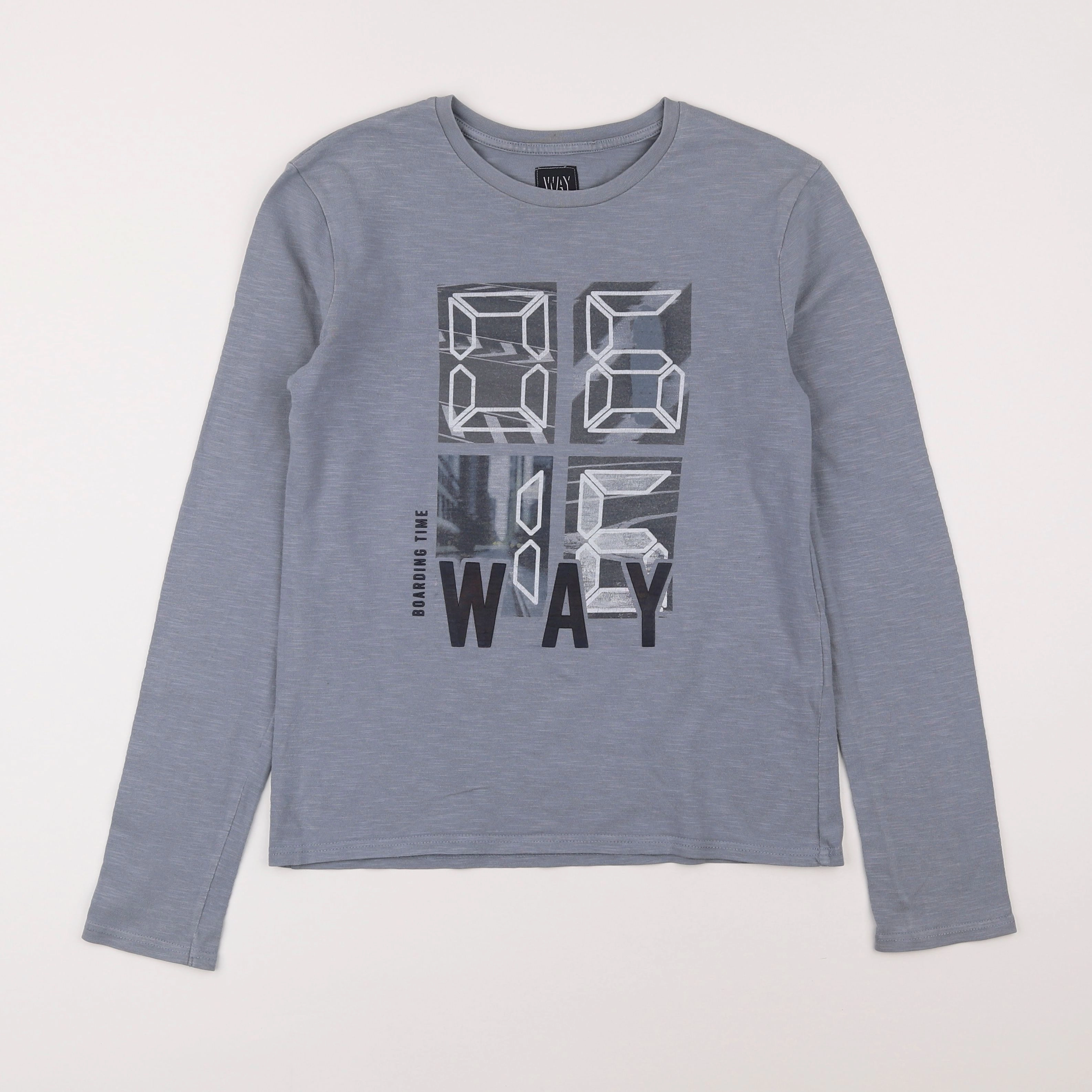 IKKS - tee-shirt gris - 12 ans