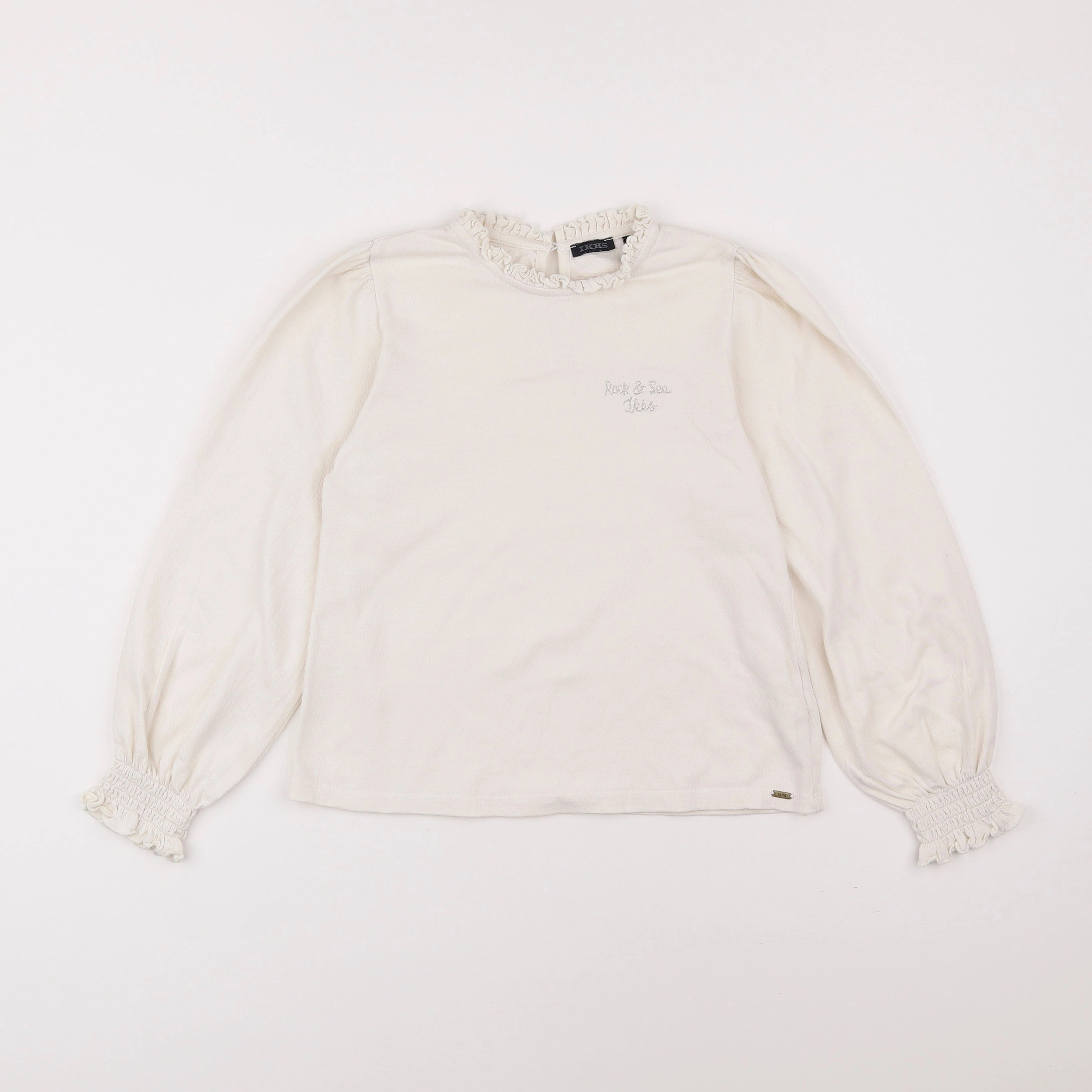 IKKS - tee-shirt beige - 8 ans