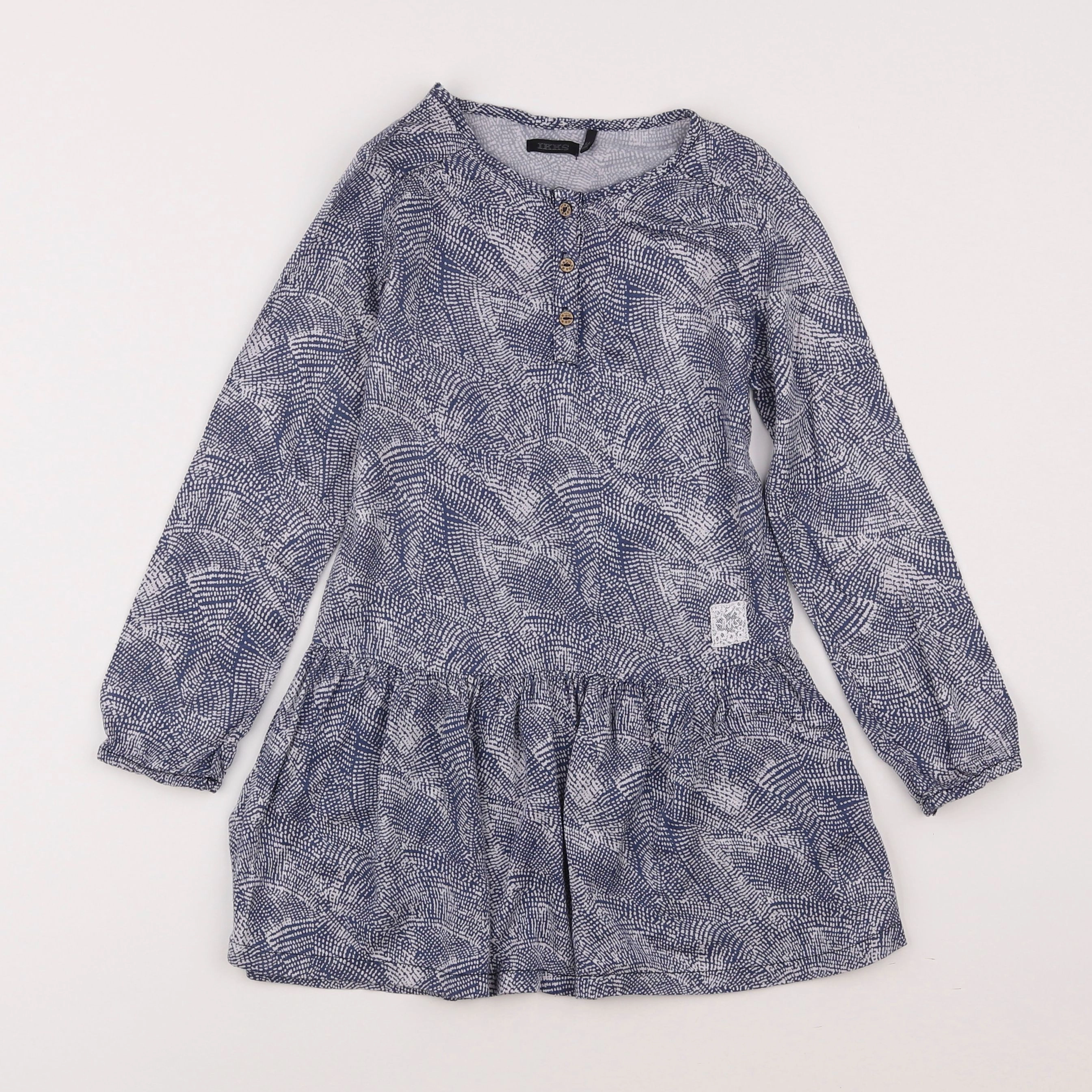 IKKS - robe bleu - 6 ans