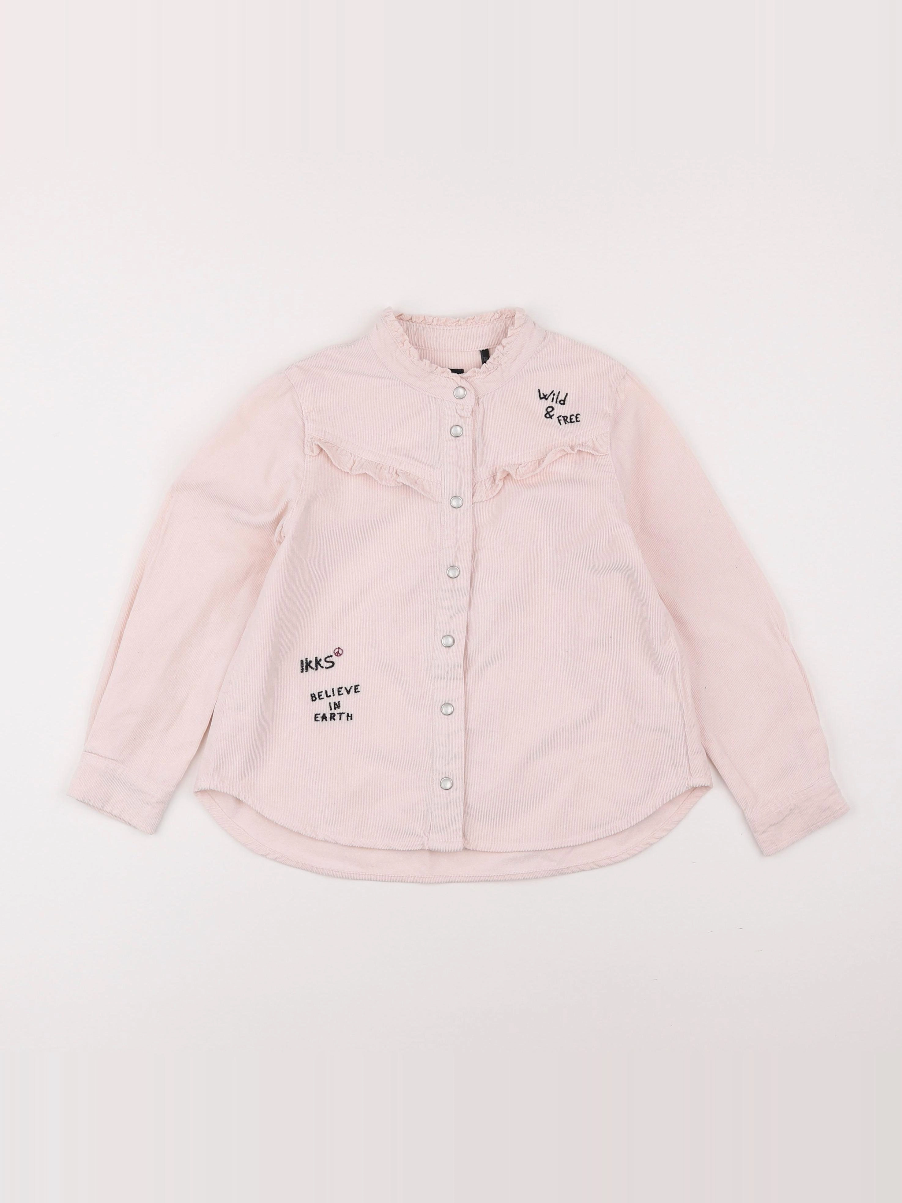 IKKS - chemise rose - 6 ans