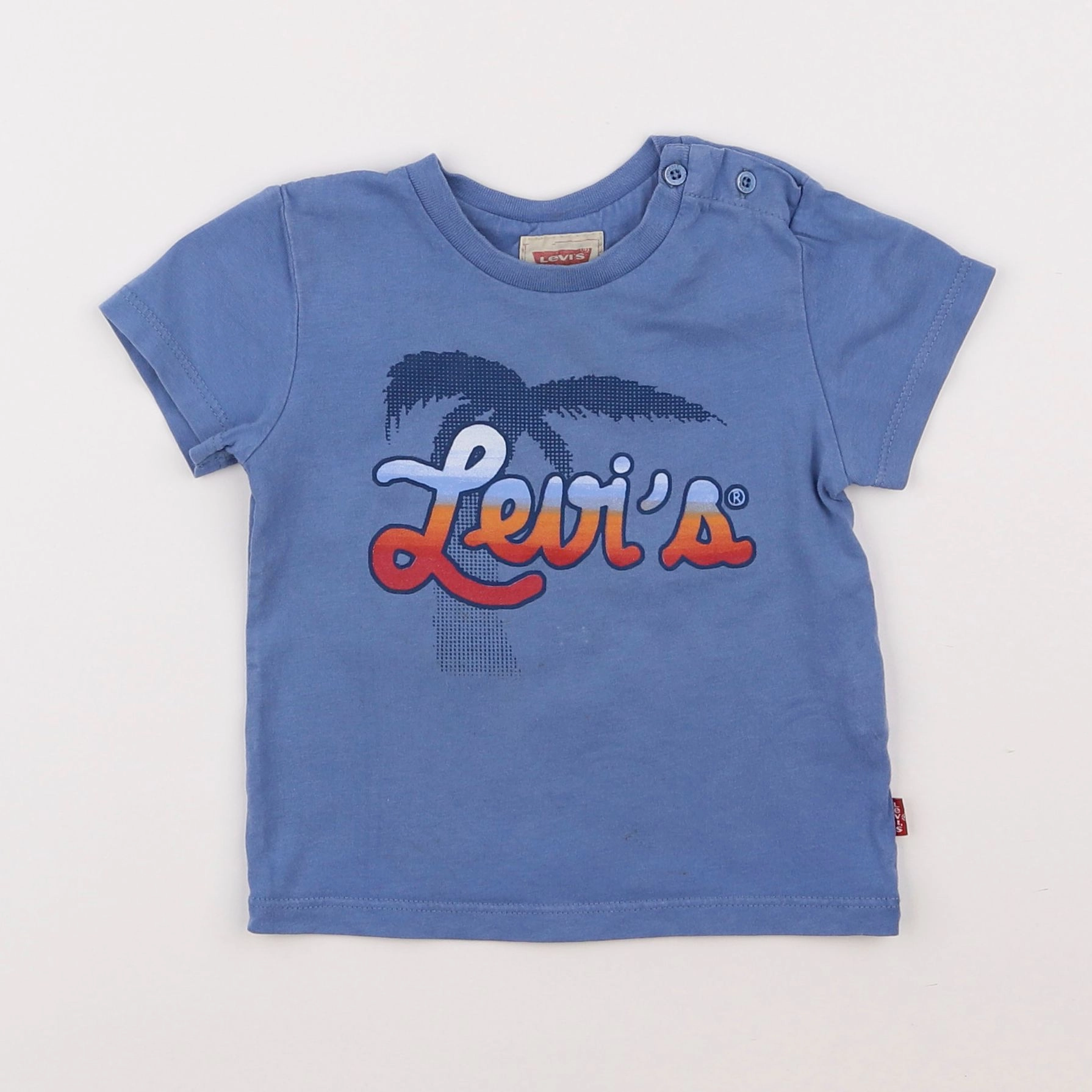 Levi's - tee-shirt bleu - 2 ans