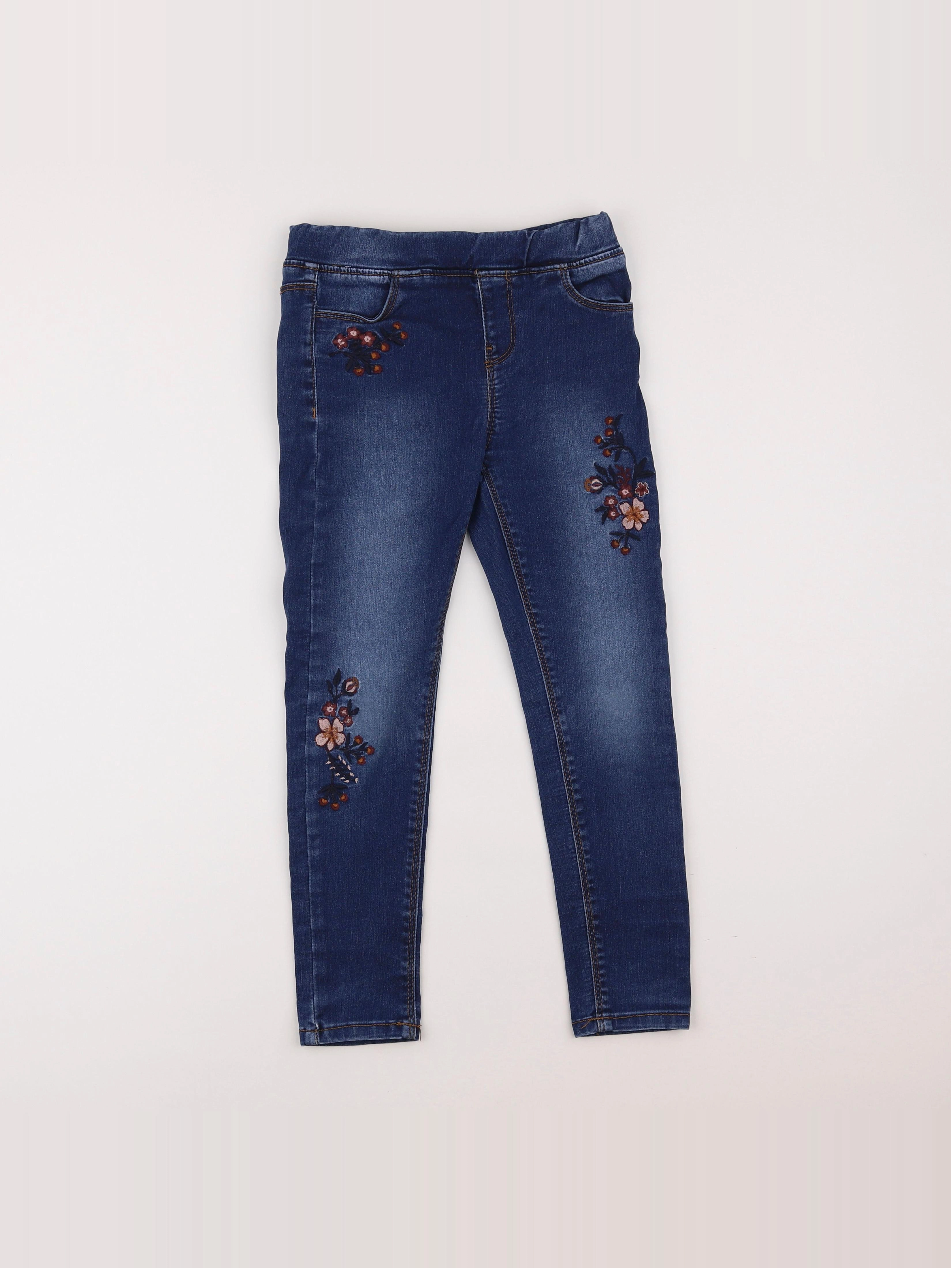 Vertbaudet - jegging bleu - 8 ans