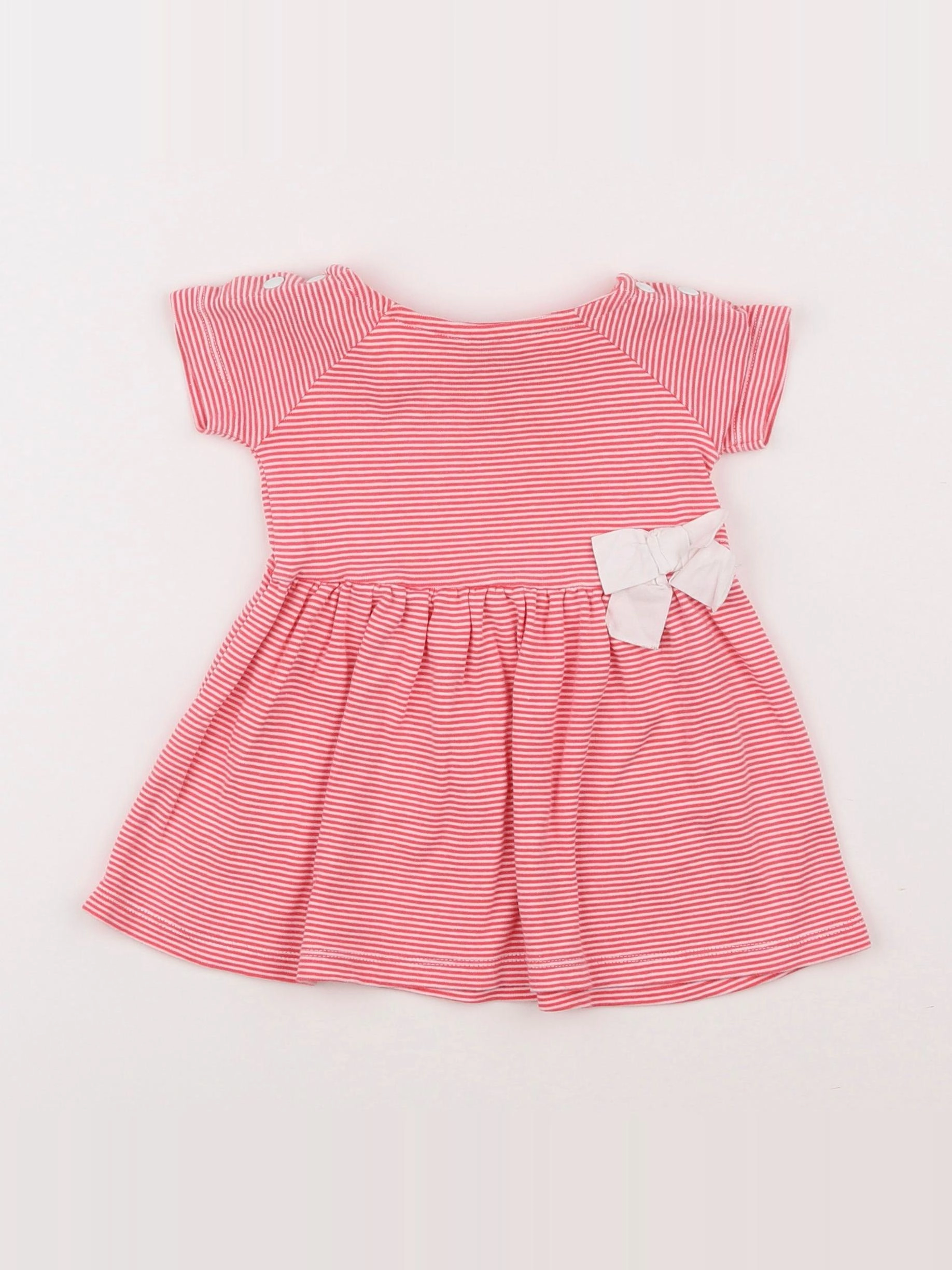 Petit Bateau - robe rose - 6 mois