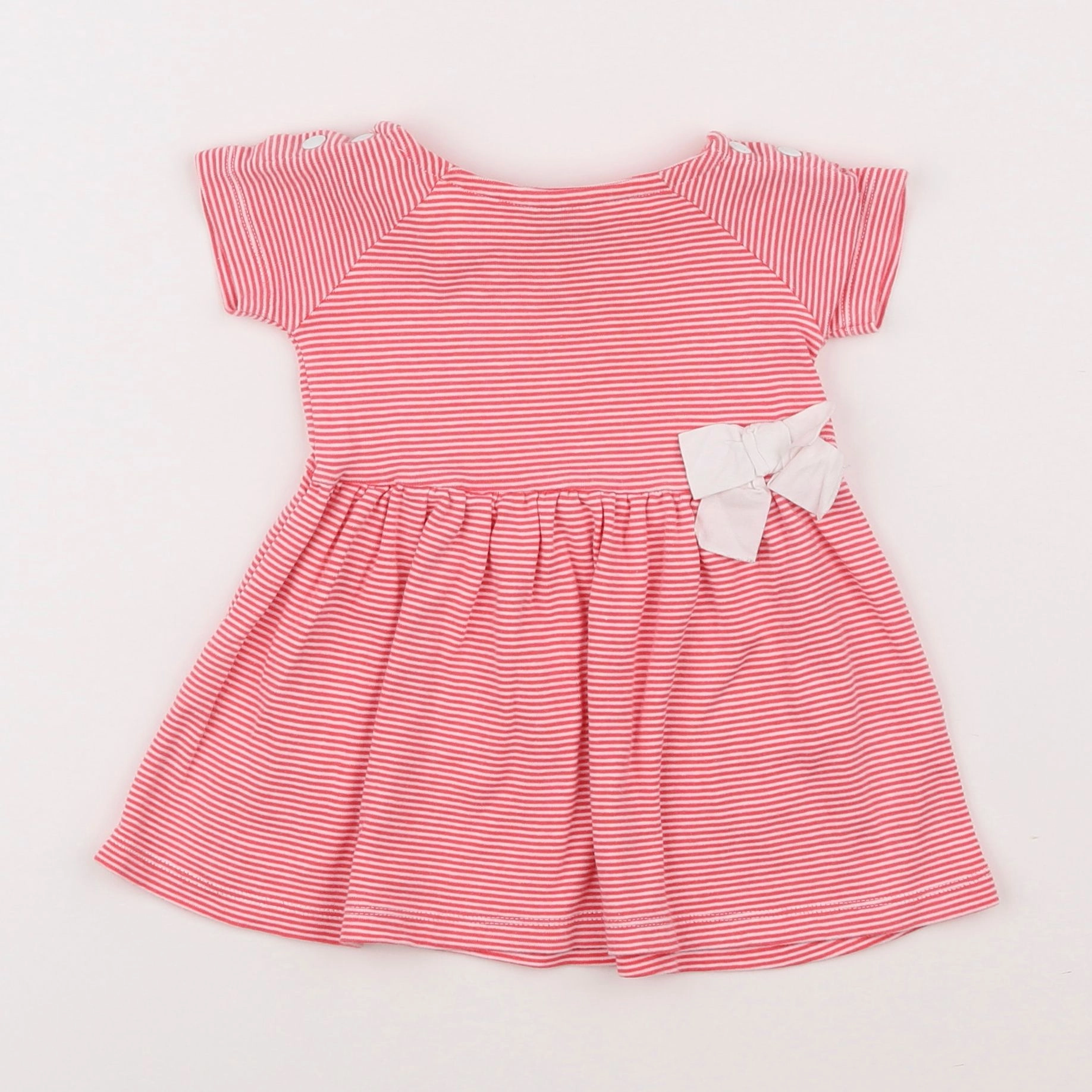 Petit Bateau - robe rose - 6 mois