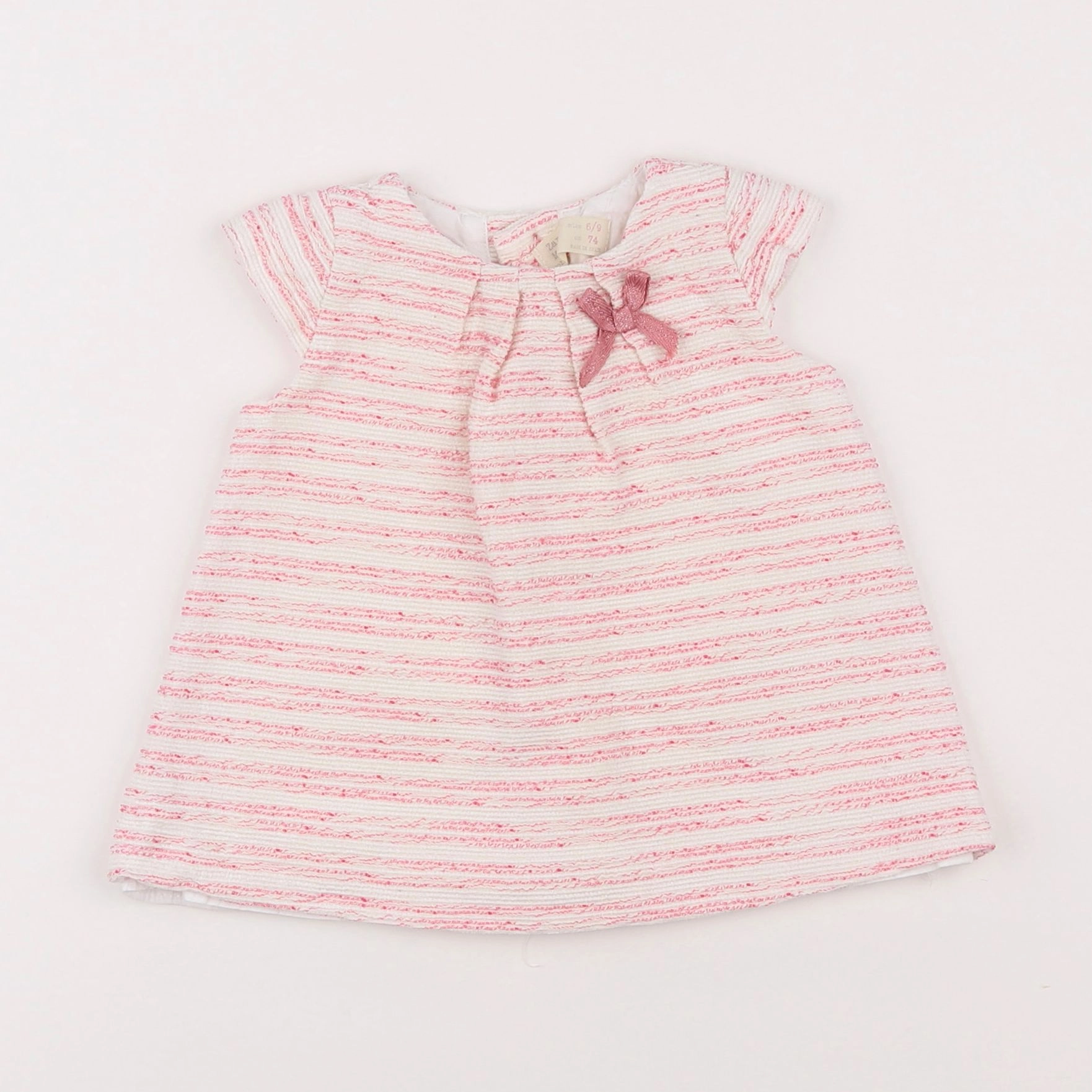 Zara - robe rose - 6/9 mois