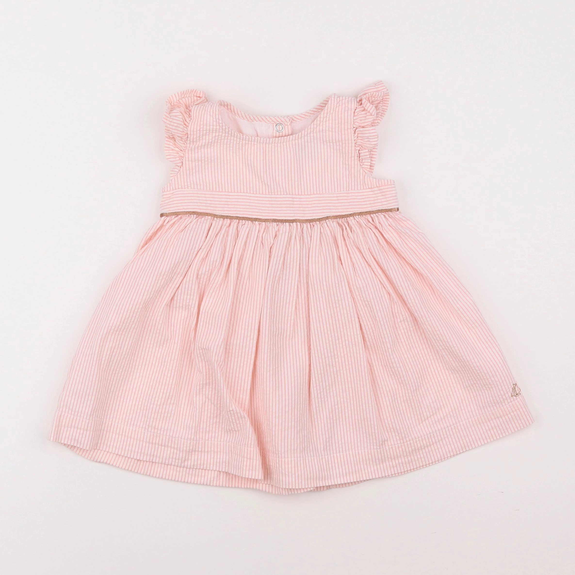 Petit Bateau - robe rose - 6 mois