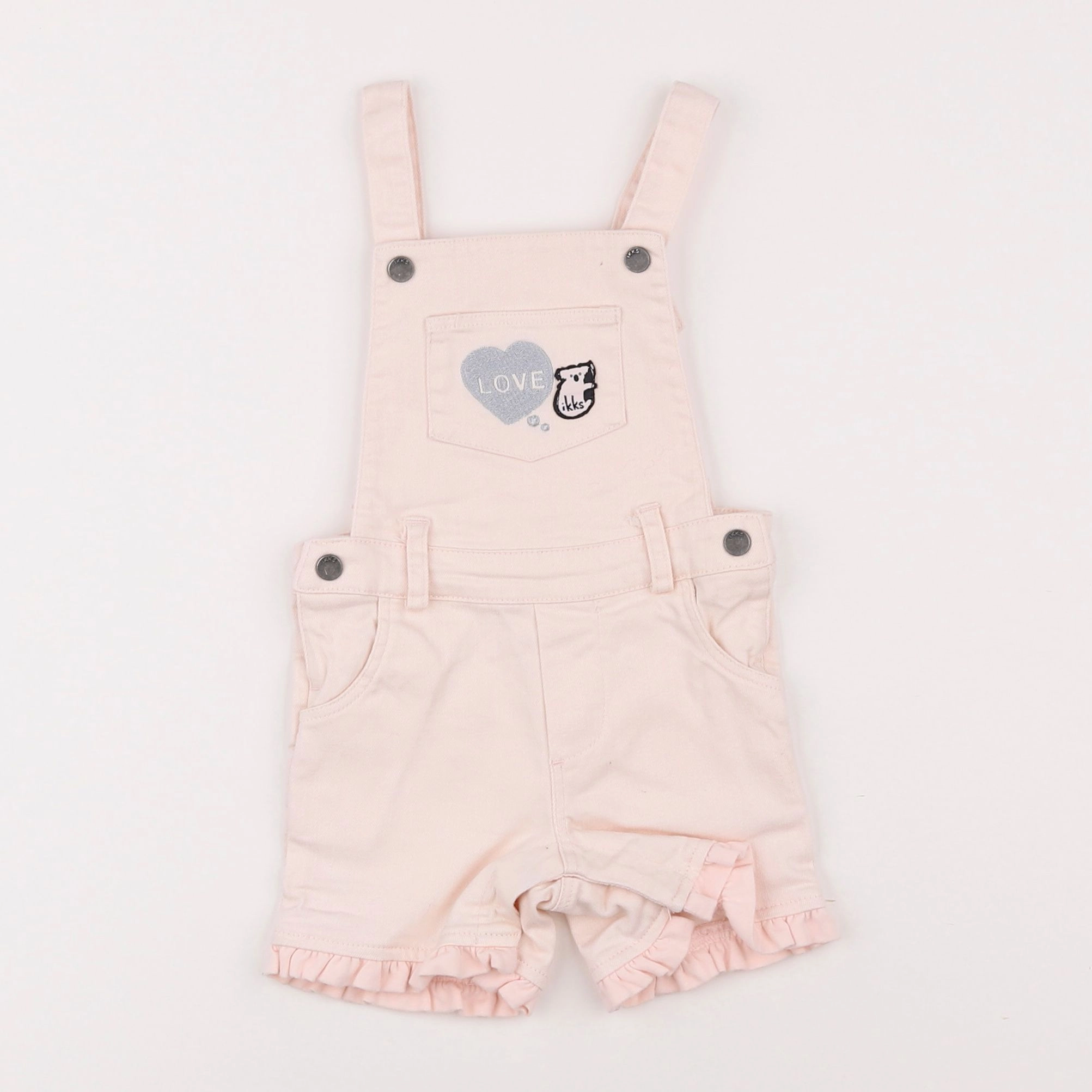 IKKS - salopette rose - 12 mois