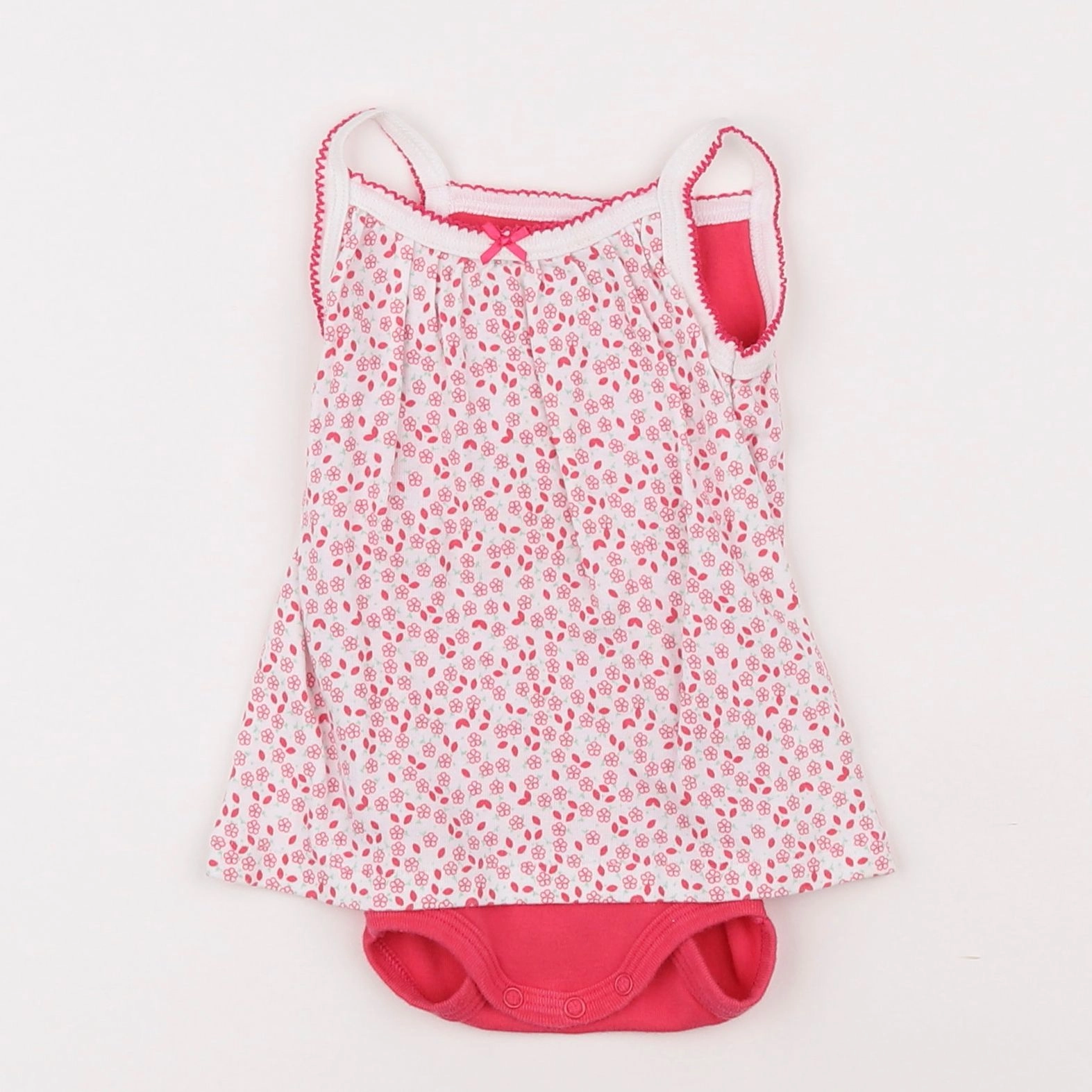 Petit Bateau - body tee-shirt rose - 3 mois