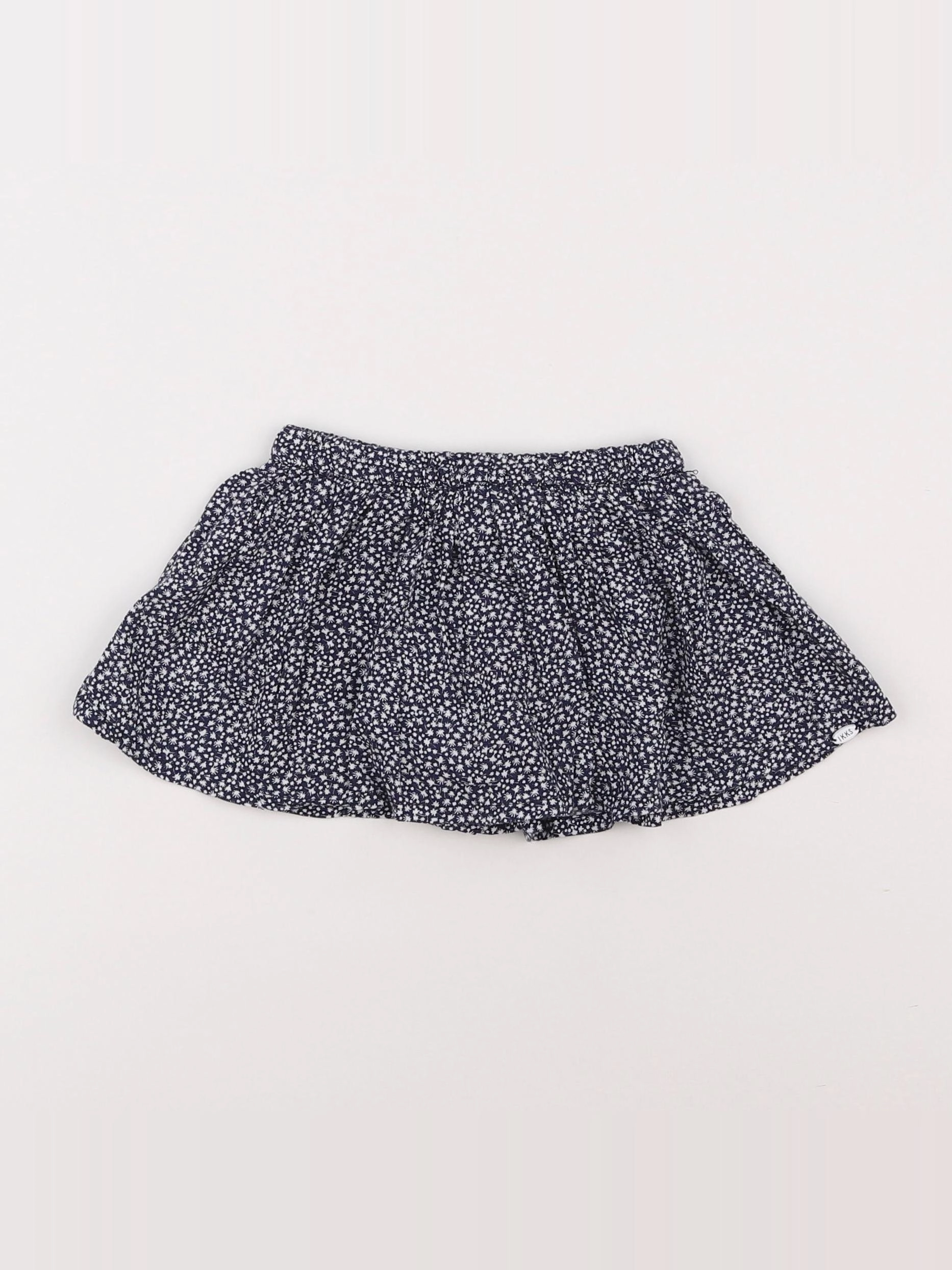 IKKS - jupe short bleu - 6 mois