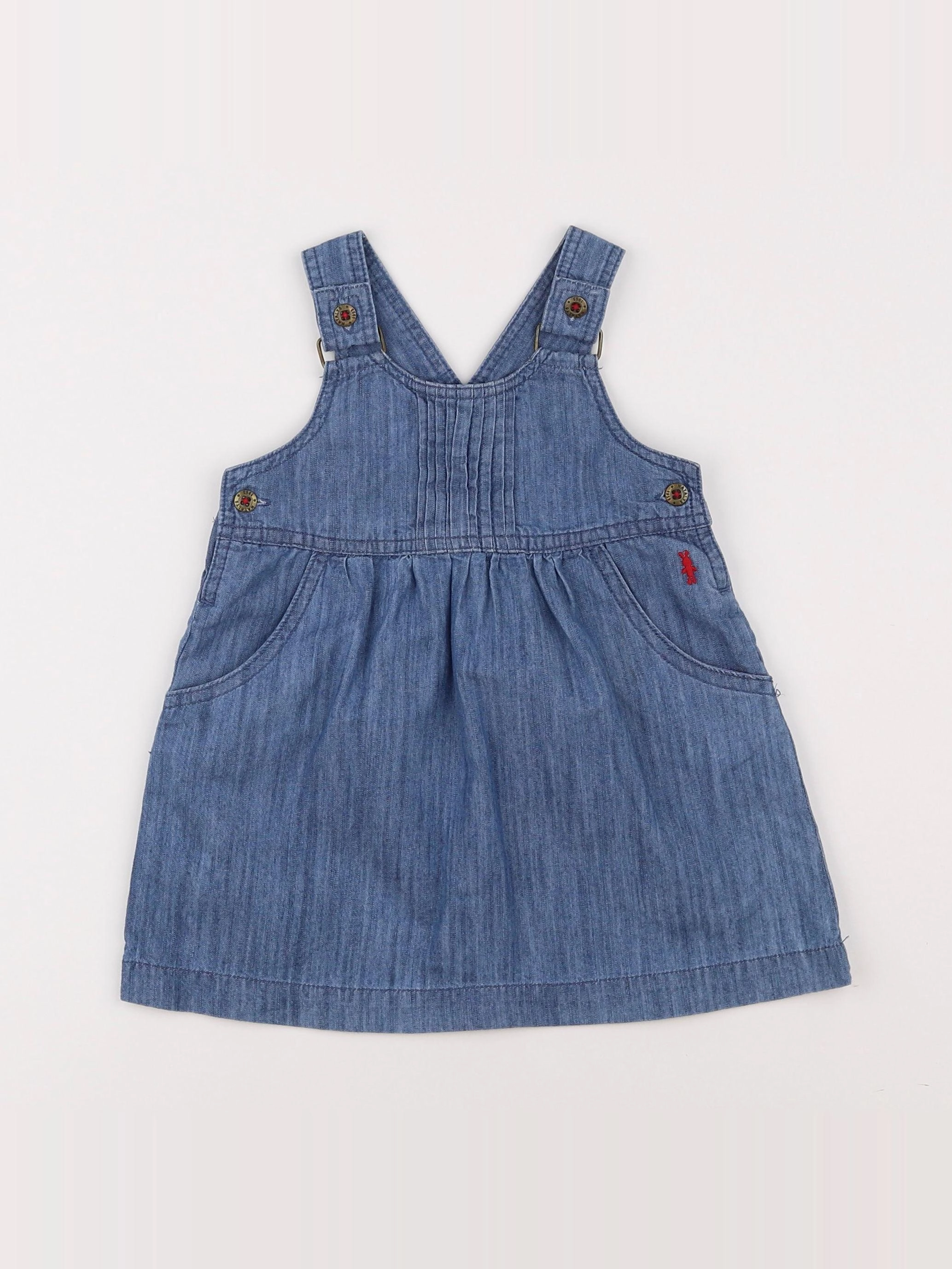 Natalys - robe bleu - 12 mois