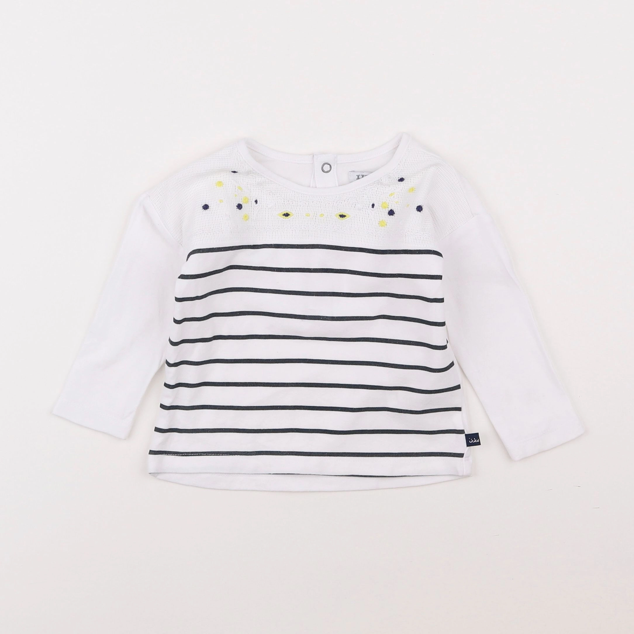 IKKS - tee-shirt blanc - 12 mois