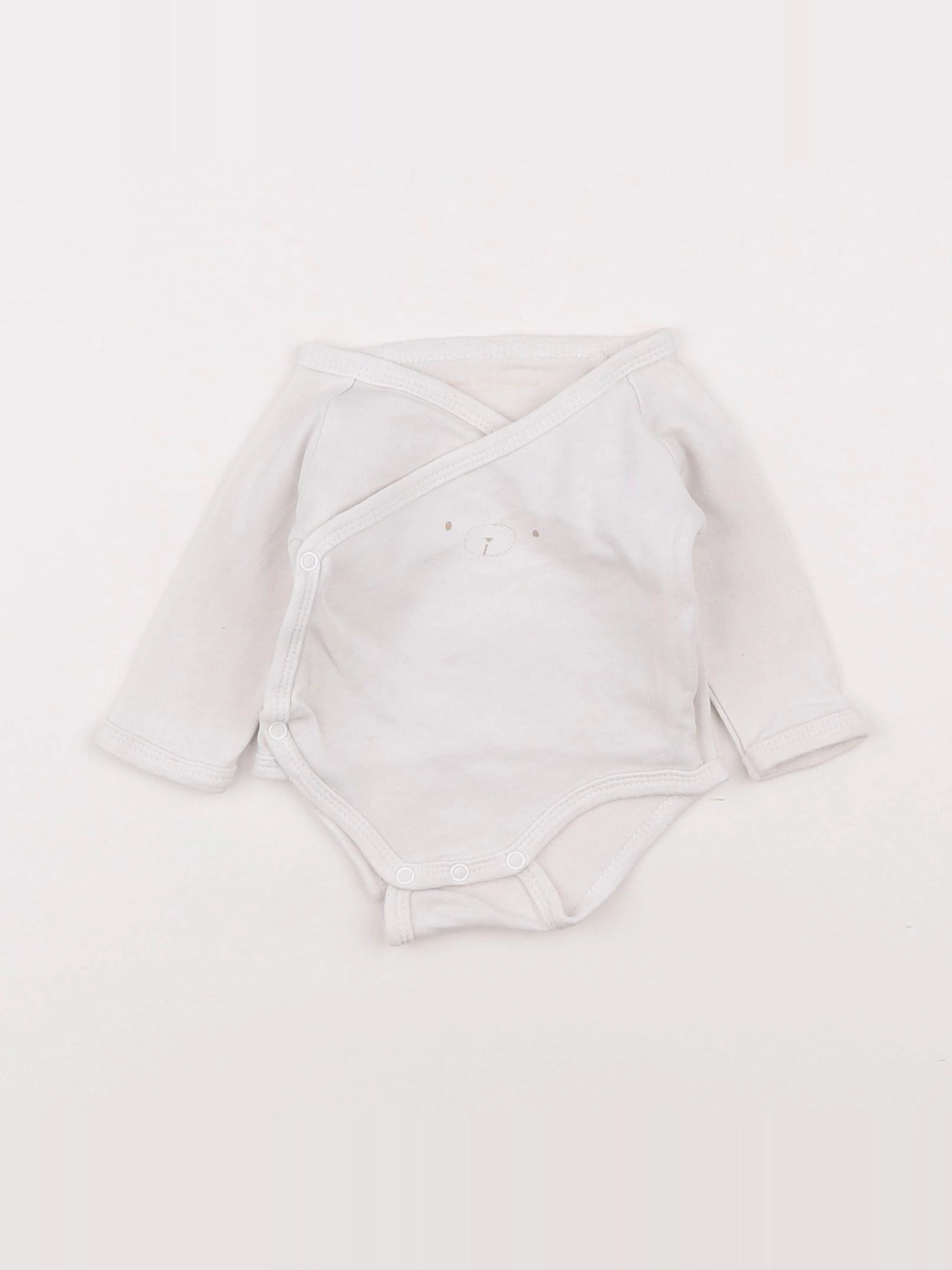 Vertbaudet - body blanc - 0 mois