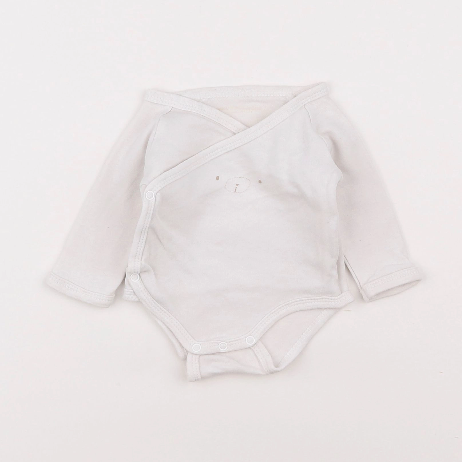 Vertbaudet - body blanc - 0 mois