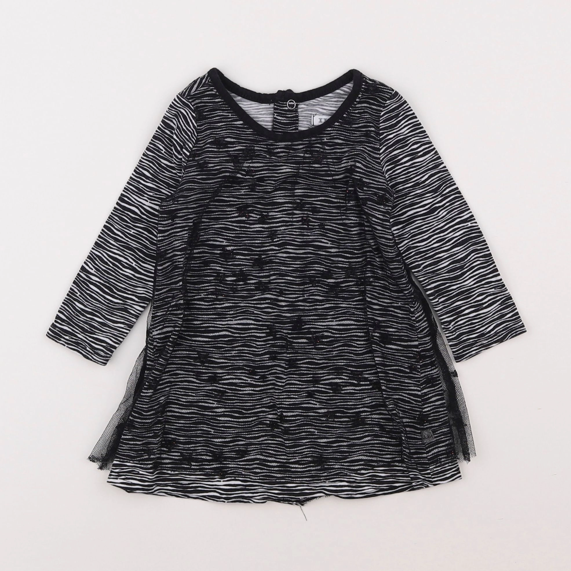 IKKS - robe noir - 6 mois
