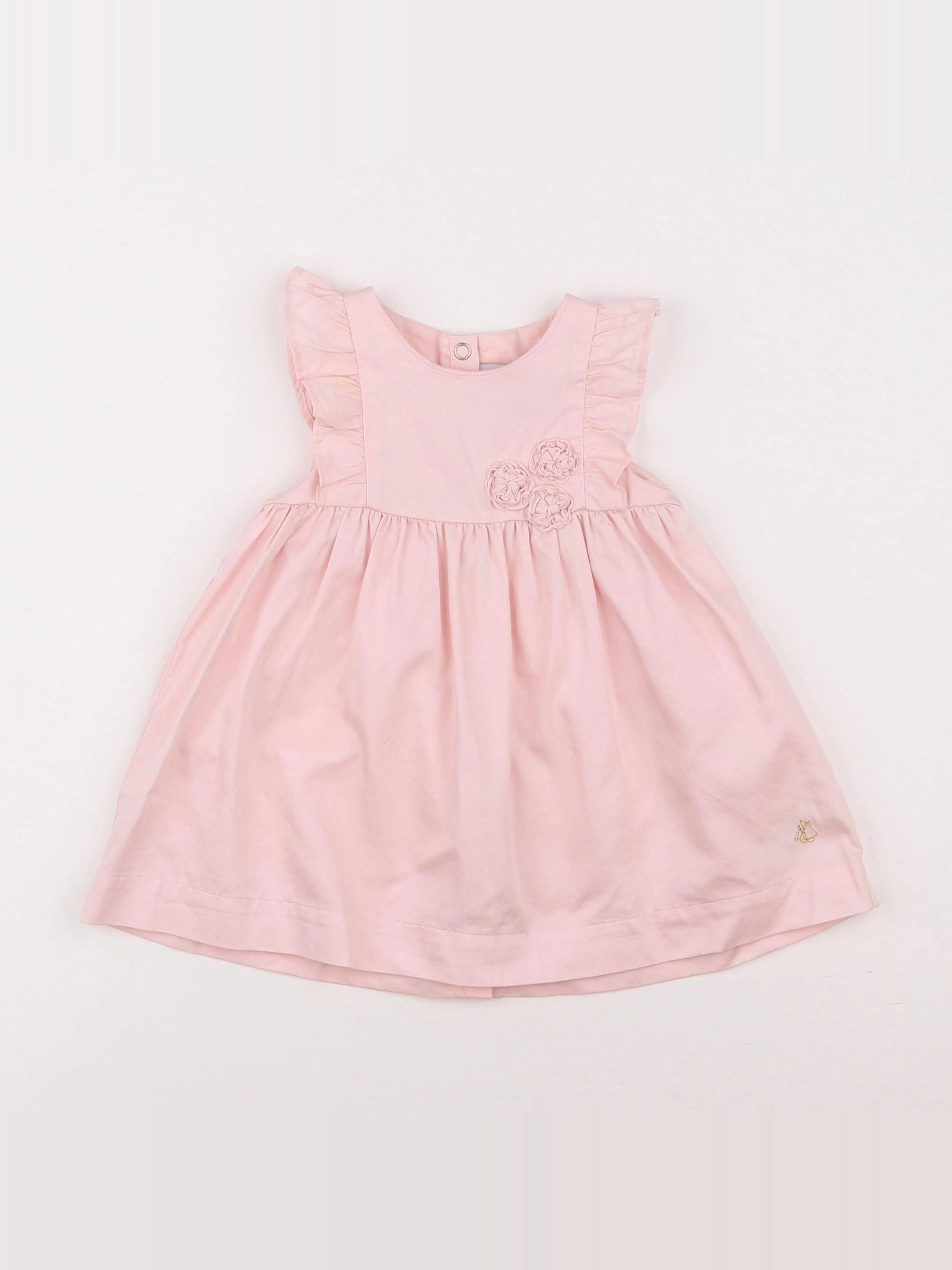 Petit Bateau - robe rose - 6 mois