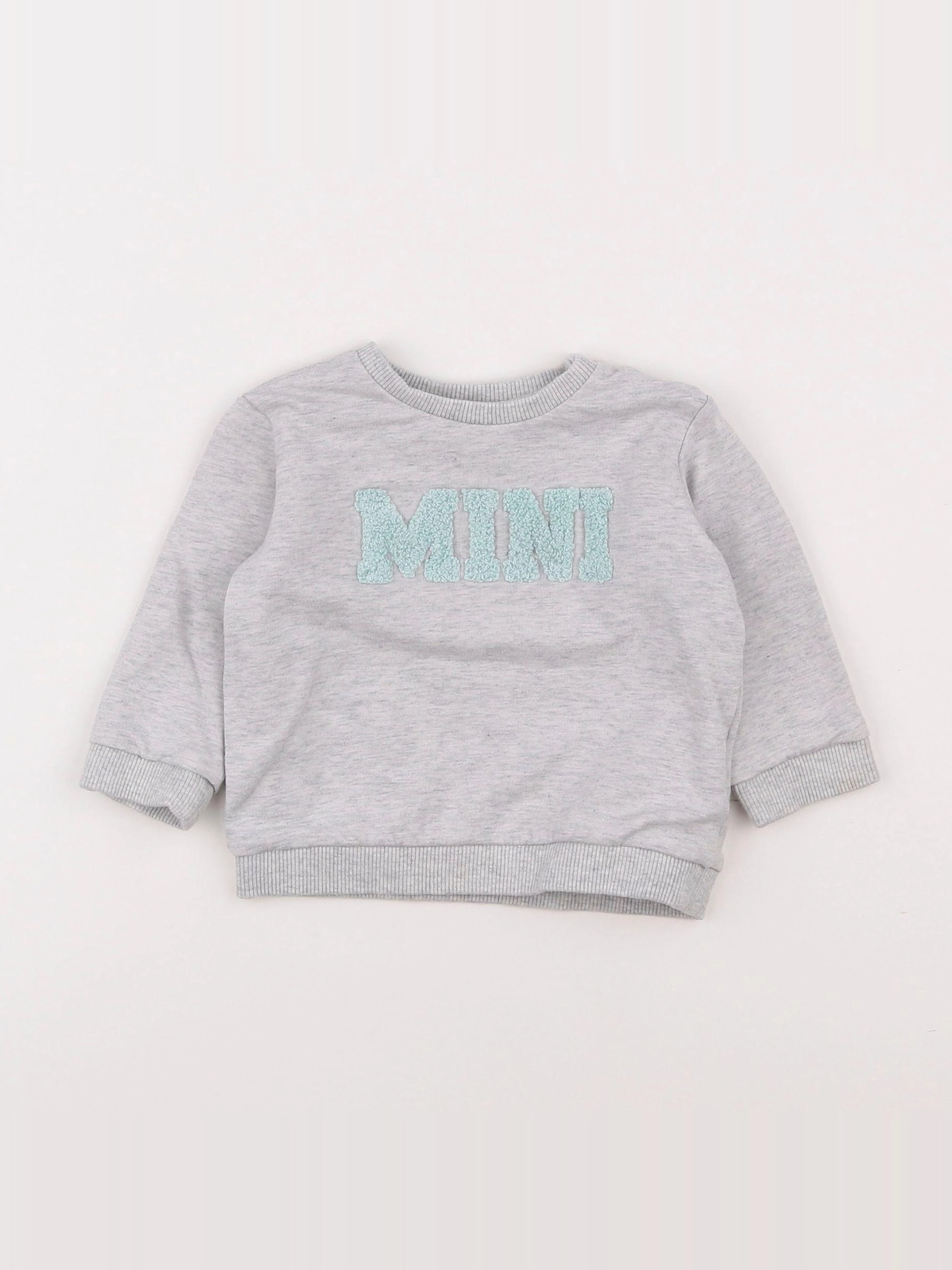 Seraphine - sweat gris - 0/6 mois