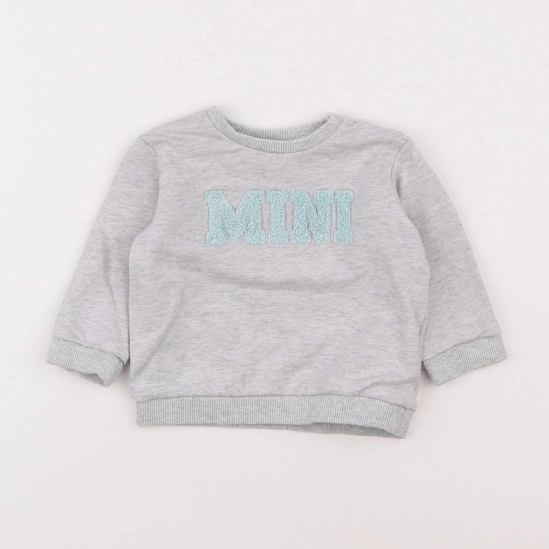 Seraphine - sweat gris - 0/6 mois