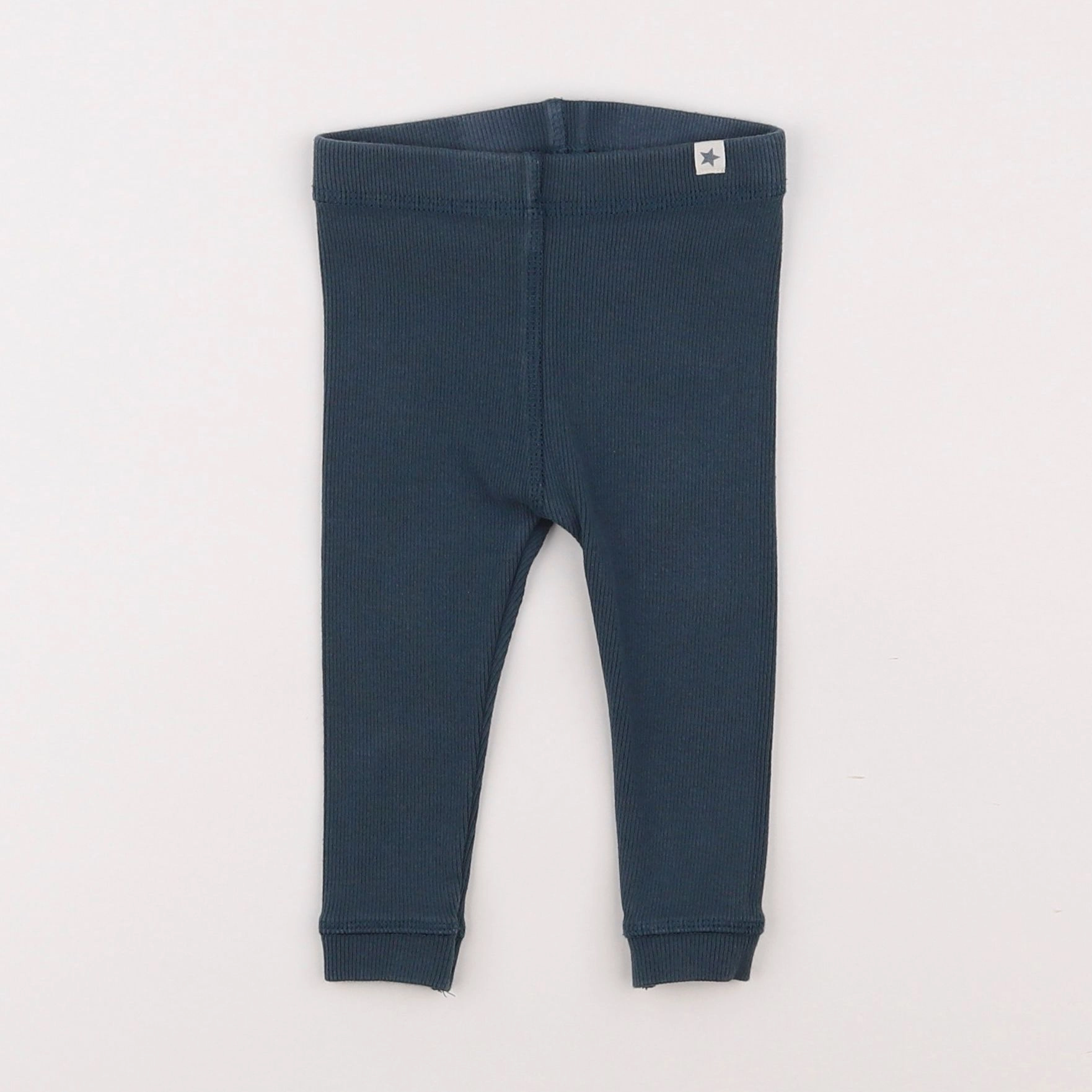 Zara - legging bleu - 6/9 mois