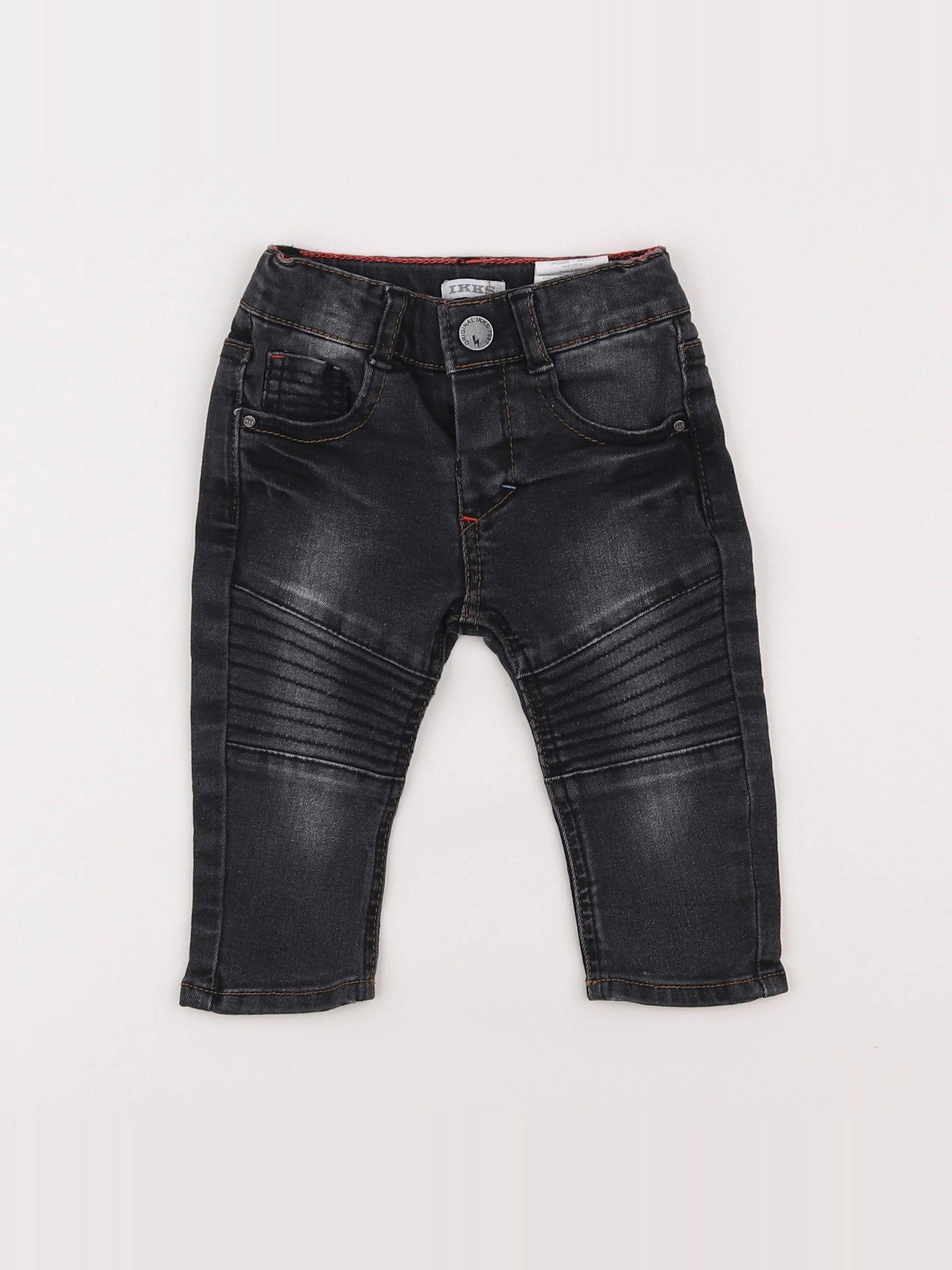 IKKS - jean gris - 6 mois