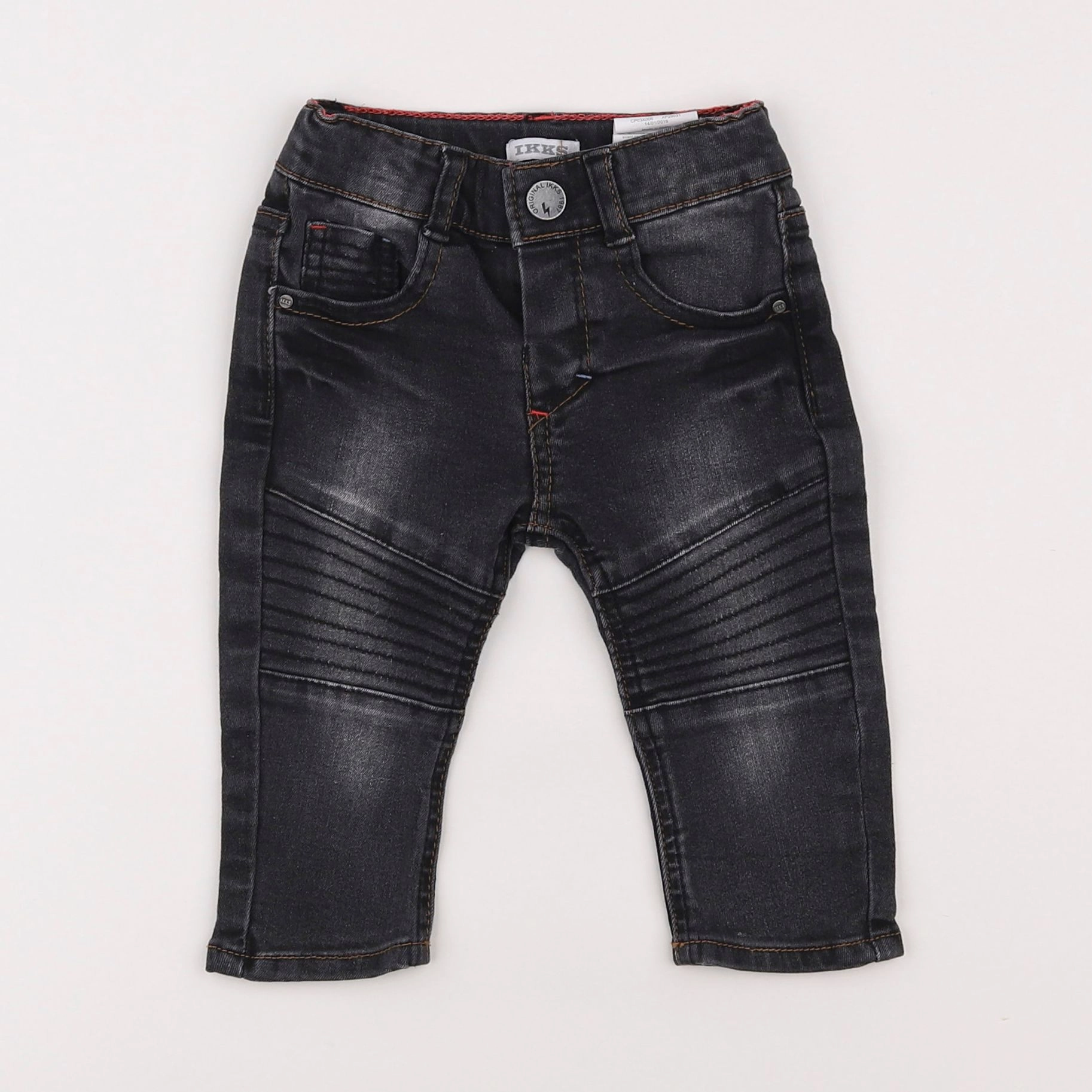 IKKS - jean gris - 6 mois