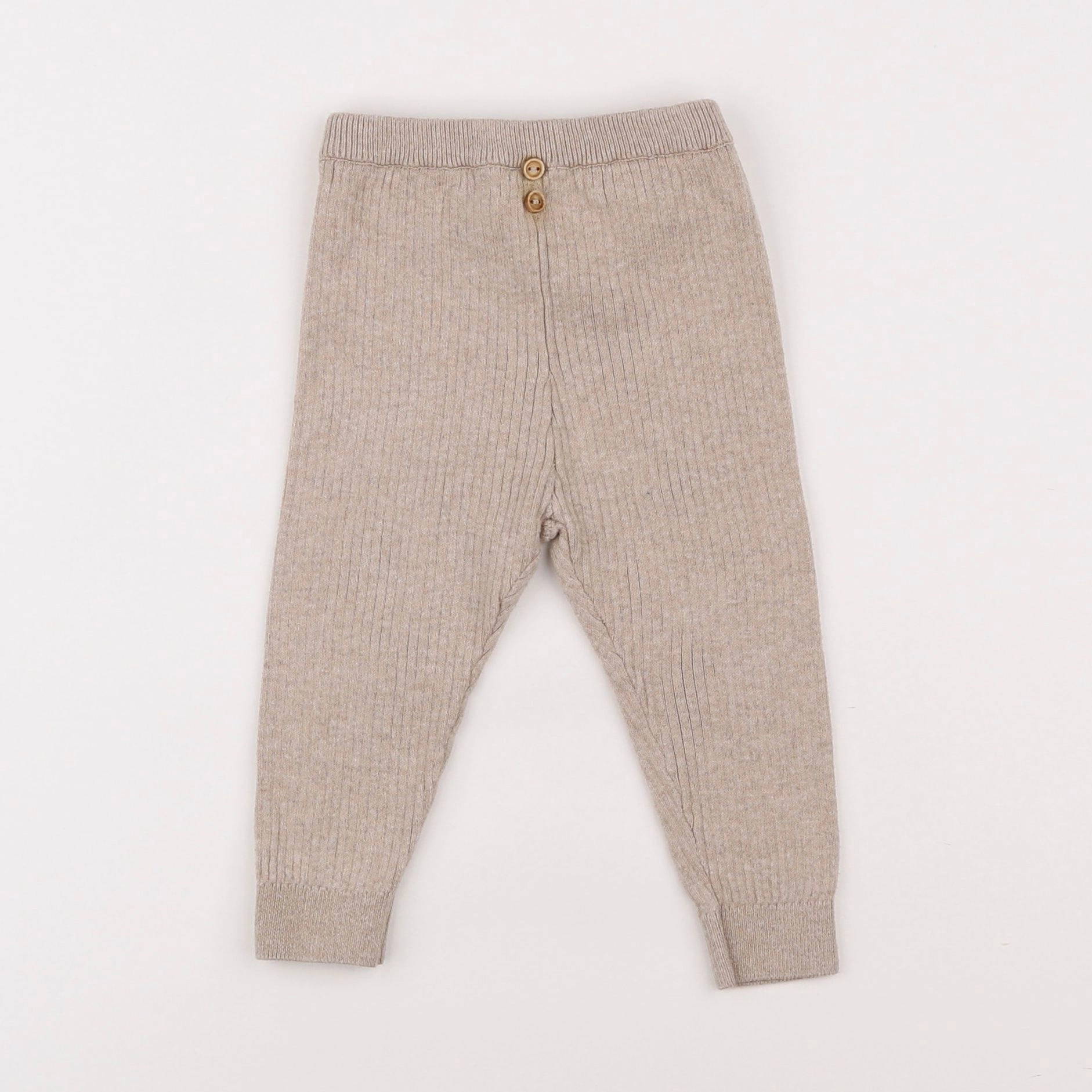 Zara - legging beige - 6/9 mois