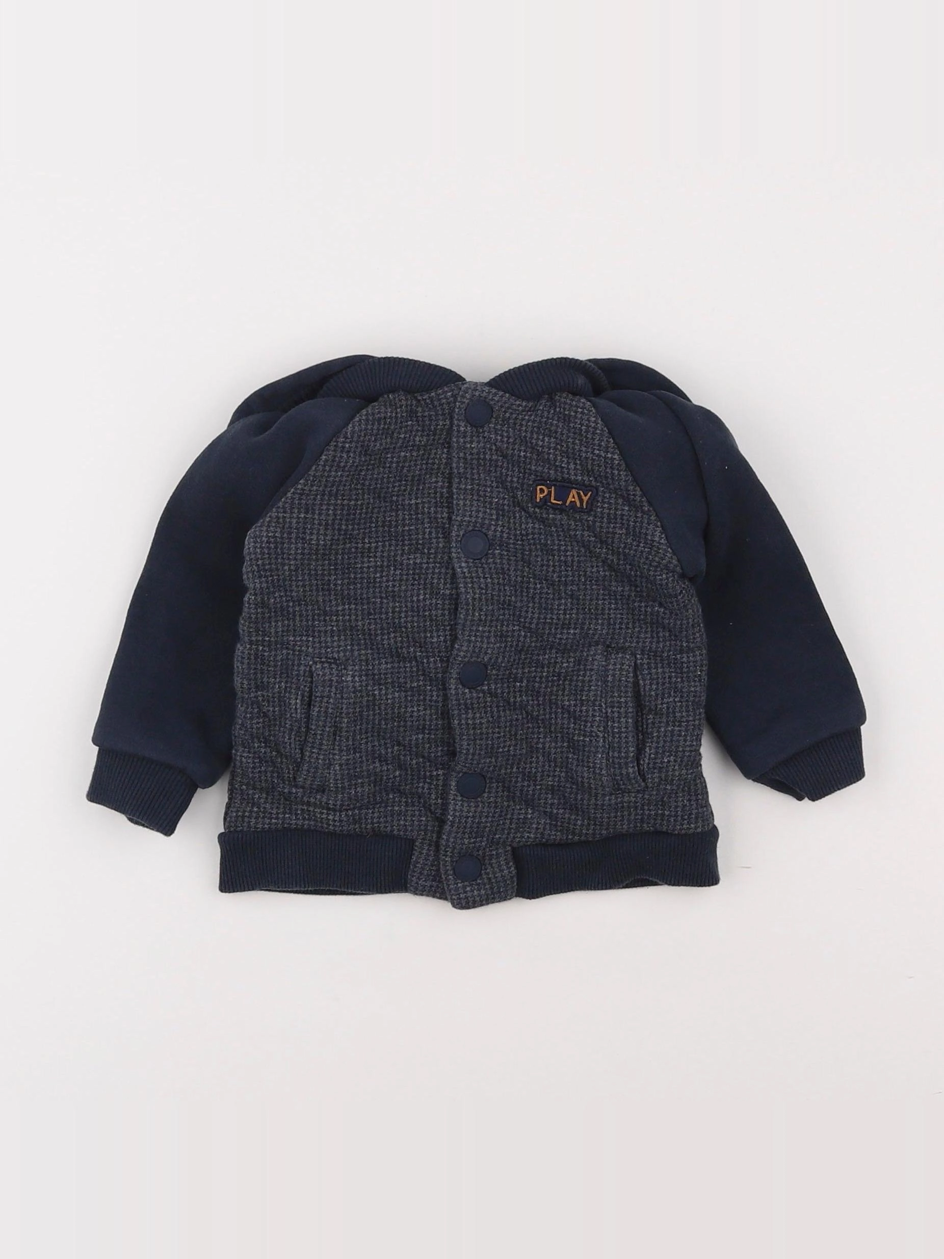 Tape à l'oeil - sweat bleu - 12 mois