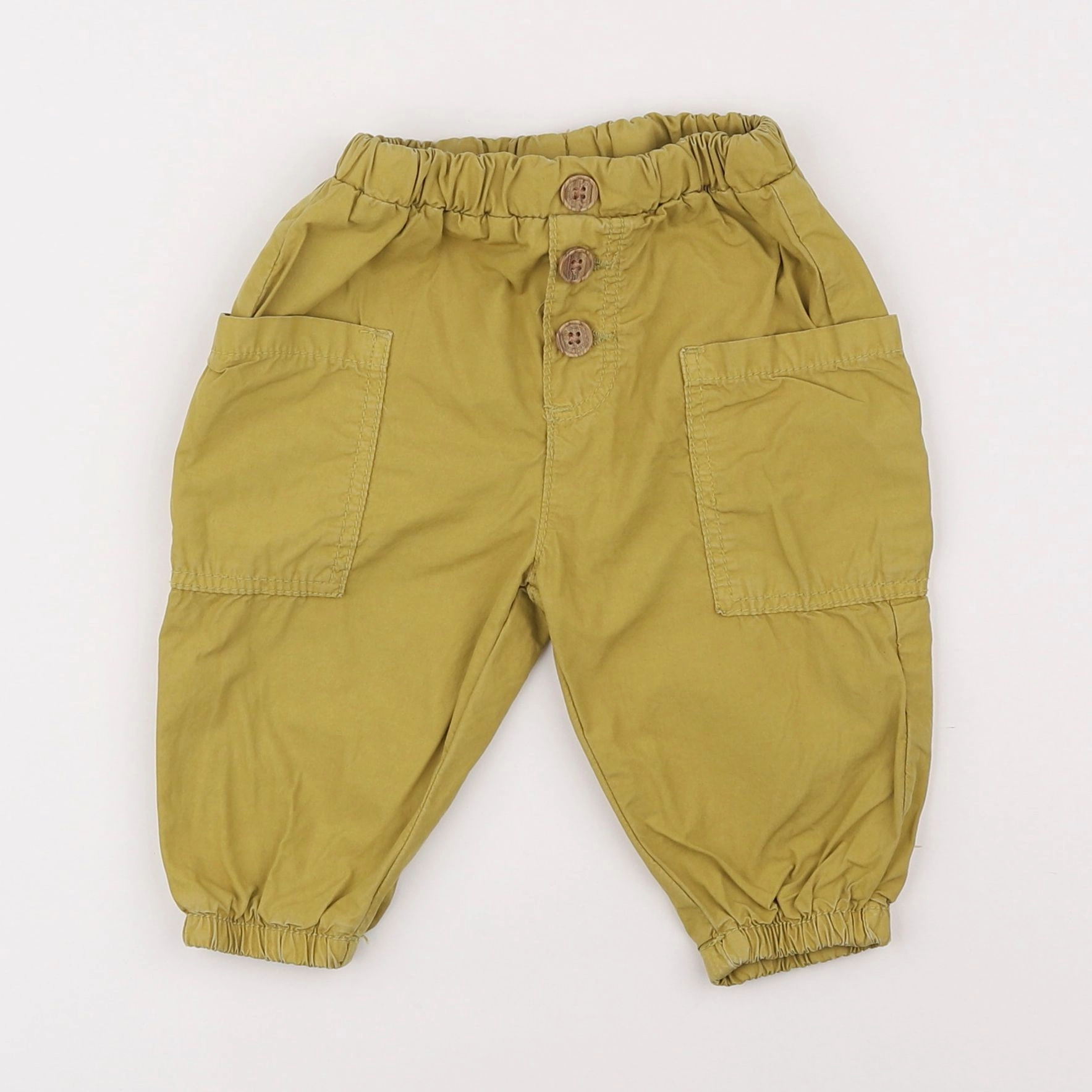 Tape à l'oeil - pantalon jaune - 9 mois
