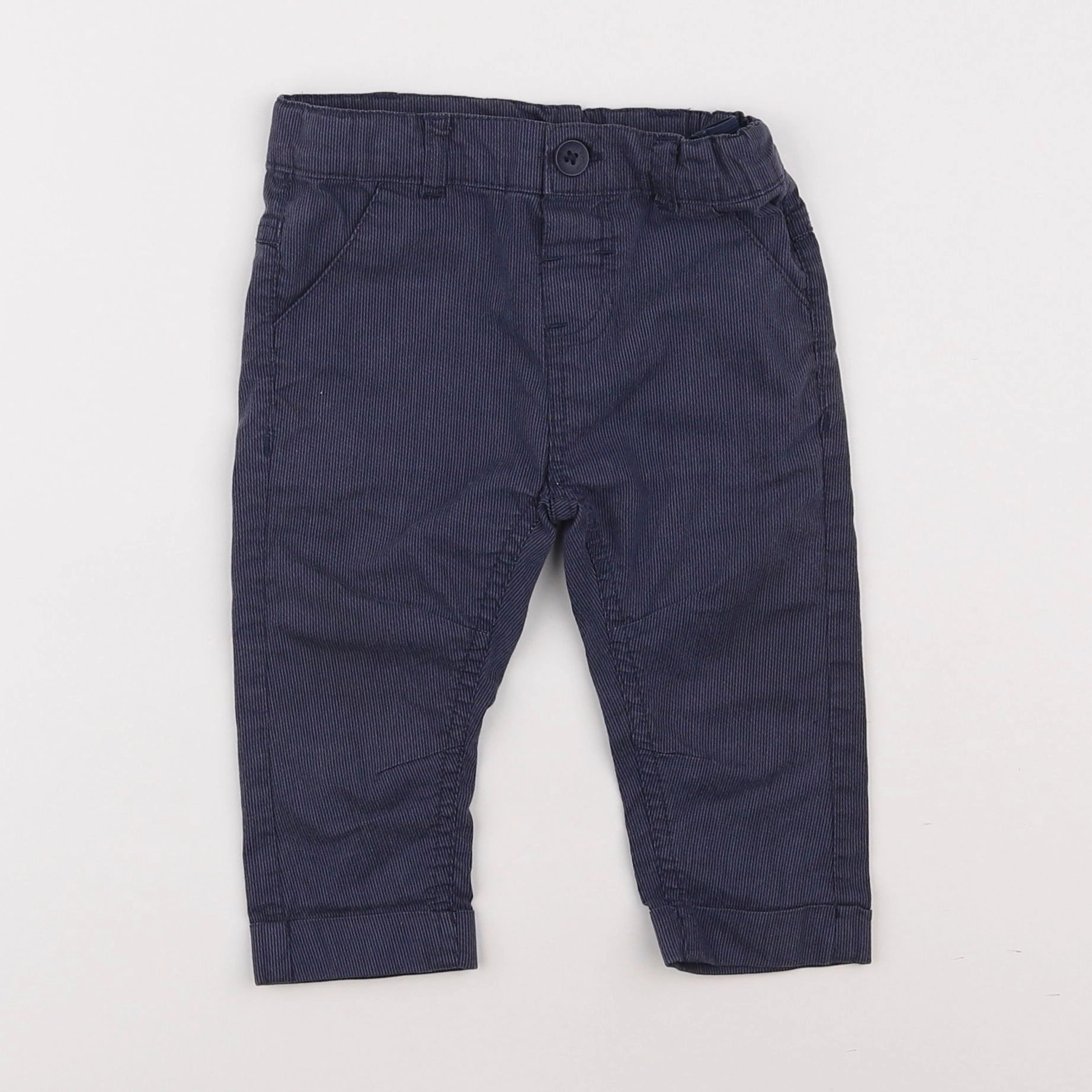 Tape à l'oeil - pantalon bleu - 9 mois