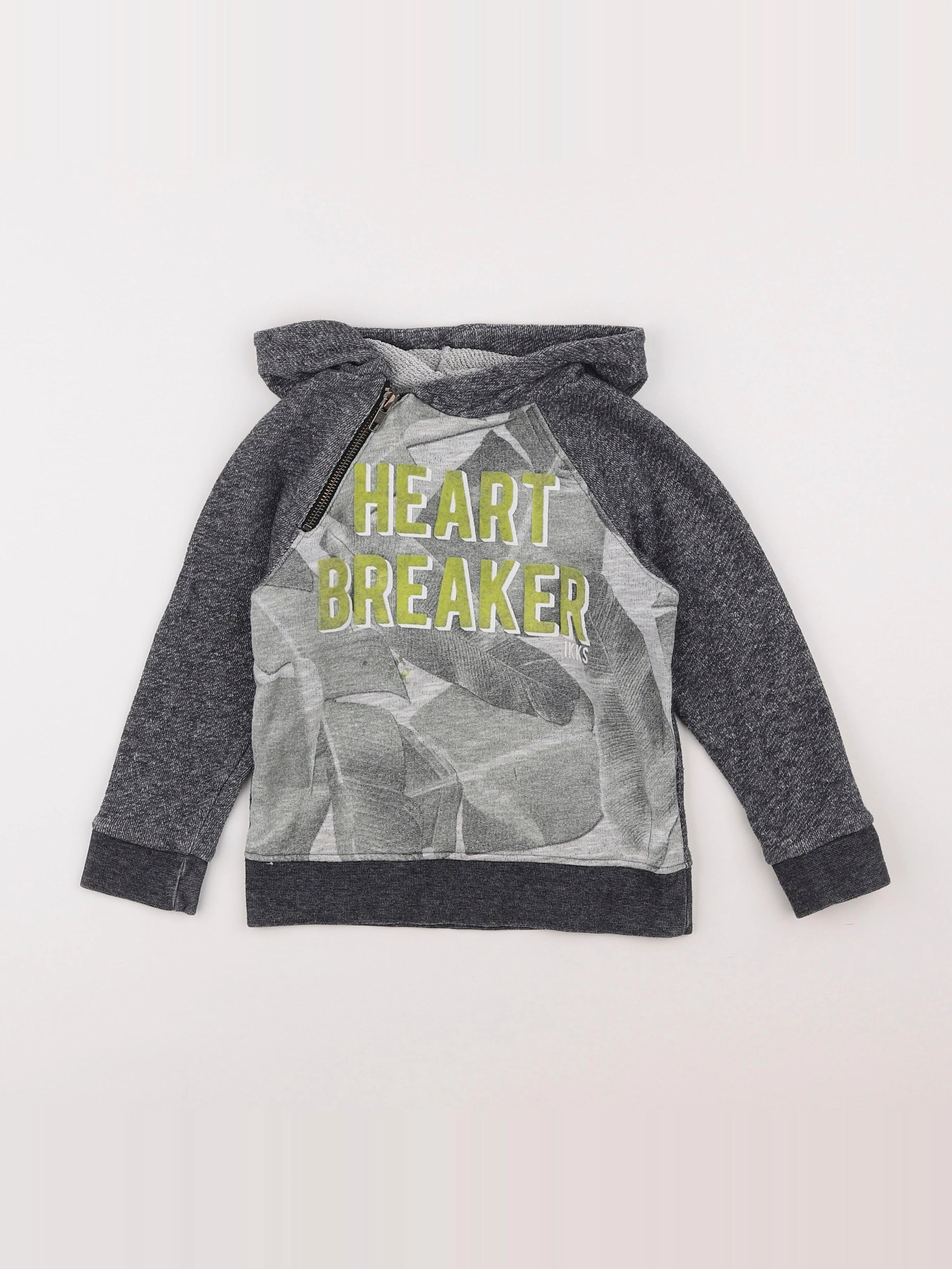 IKKS - sweat gris - 5 ans