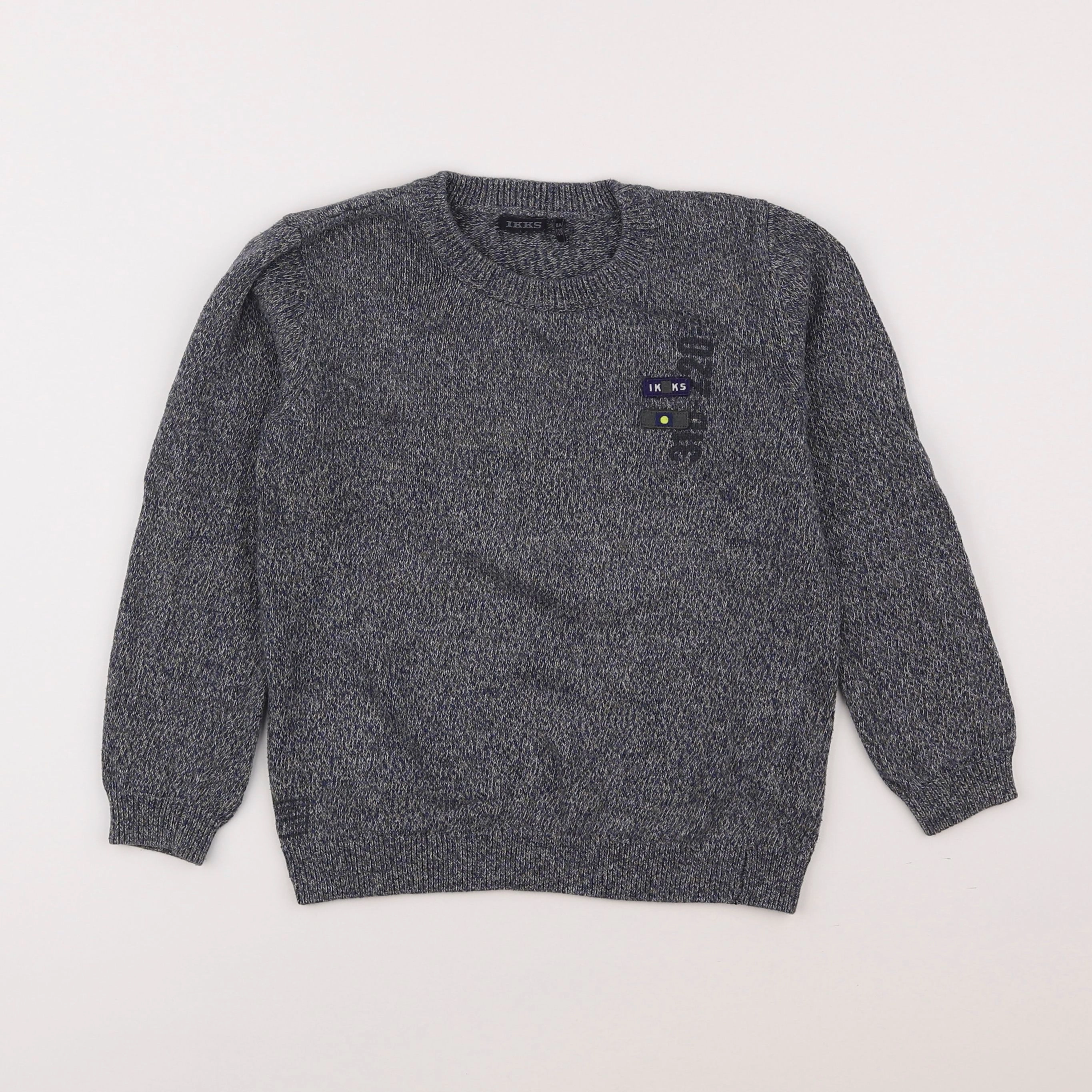 IKKS - pull gris - 8 ans