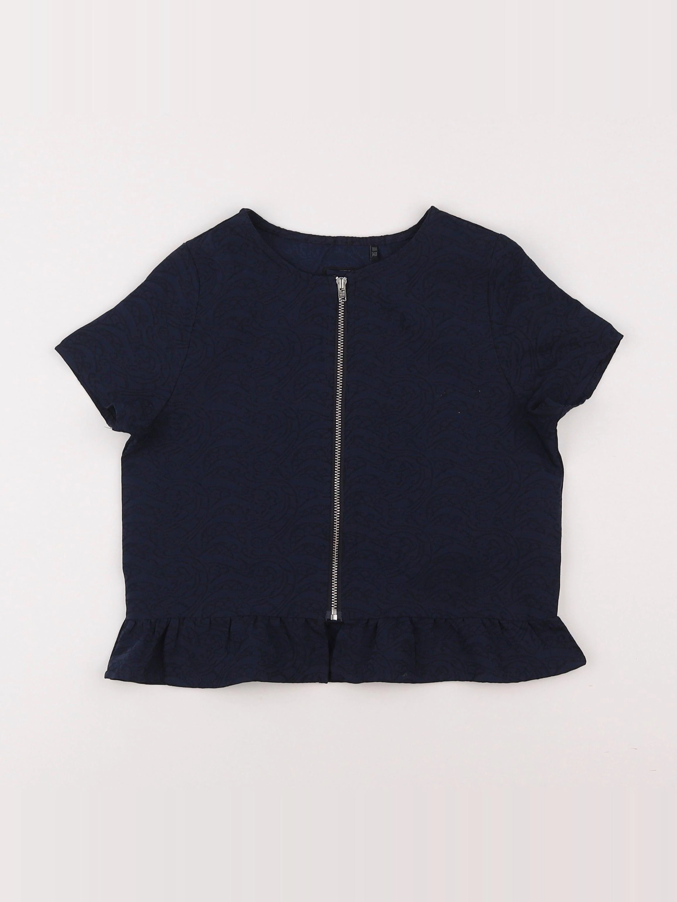 IKKS - blouse bleu - 10 ans