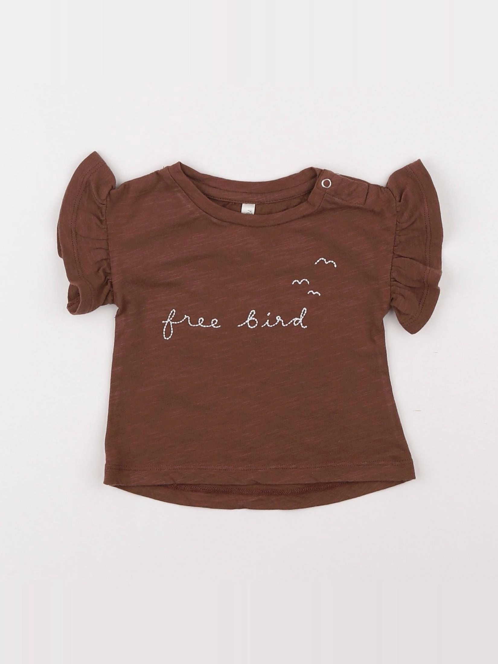 Rylee + Cru - tee-shirt marron - 0/3 mois