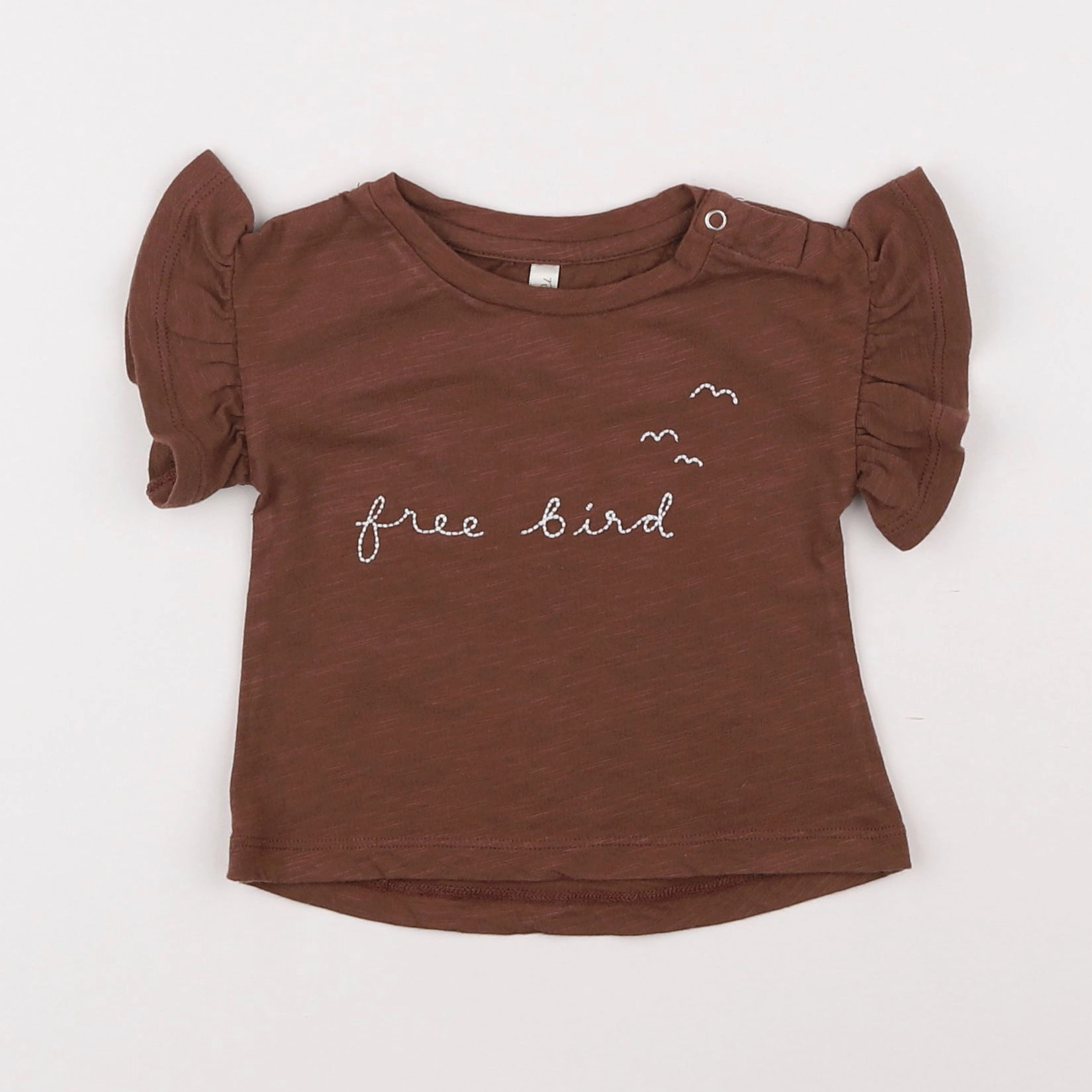 Rylee + Cru - tee-shirt marron - 0/3 mois