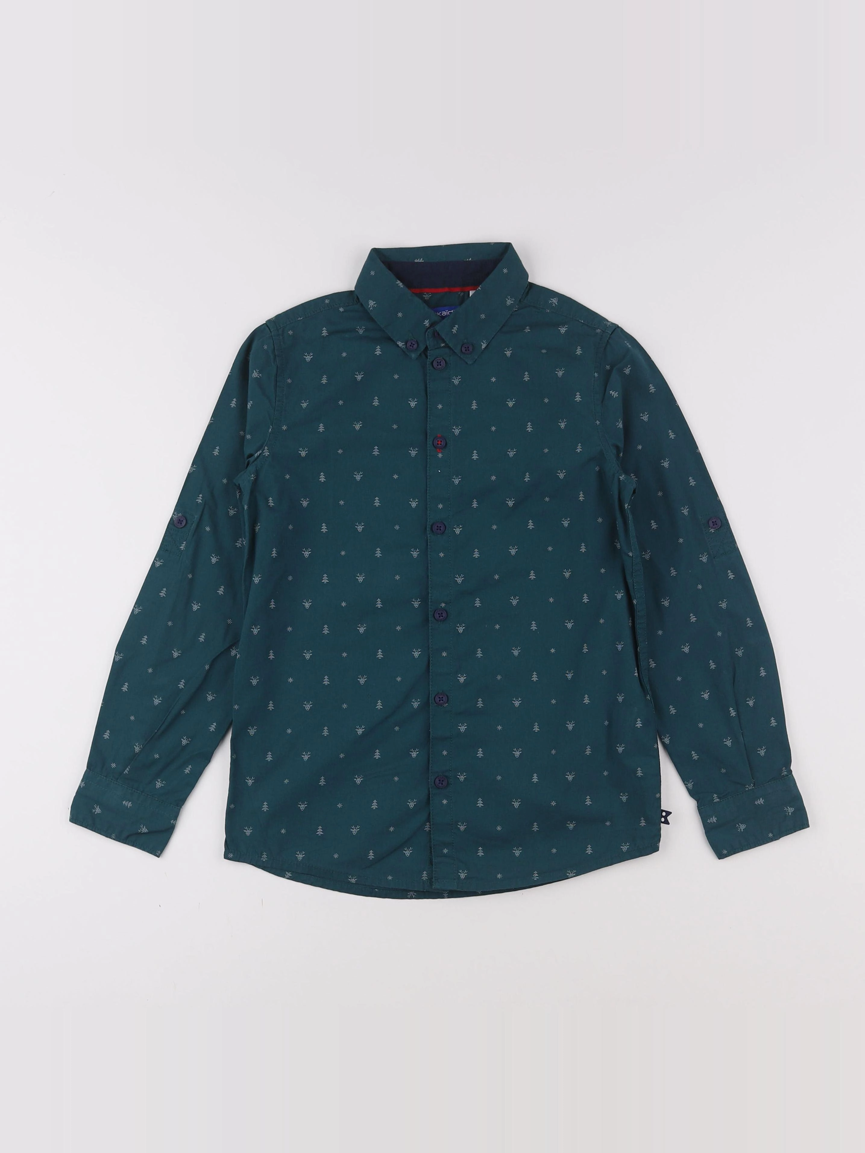 Okaidi - chemise vert - 8 ans