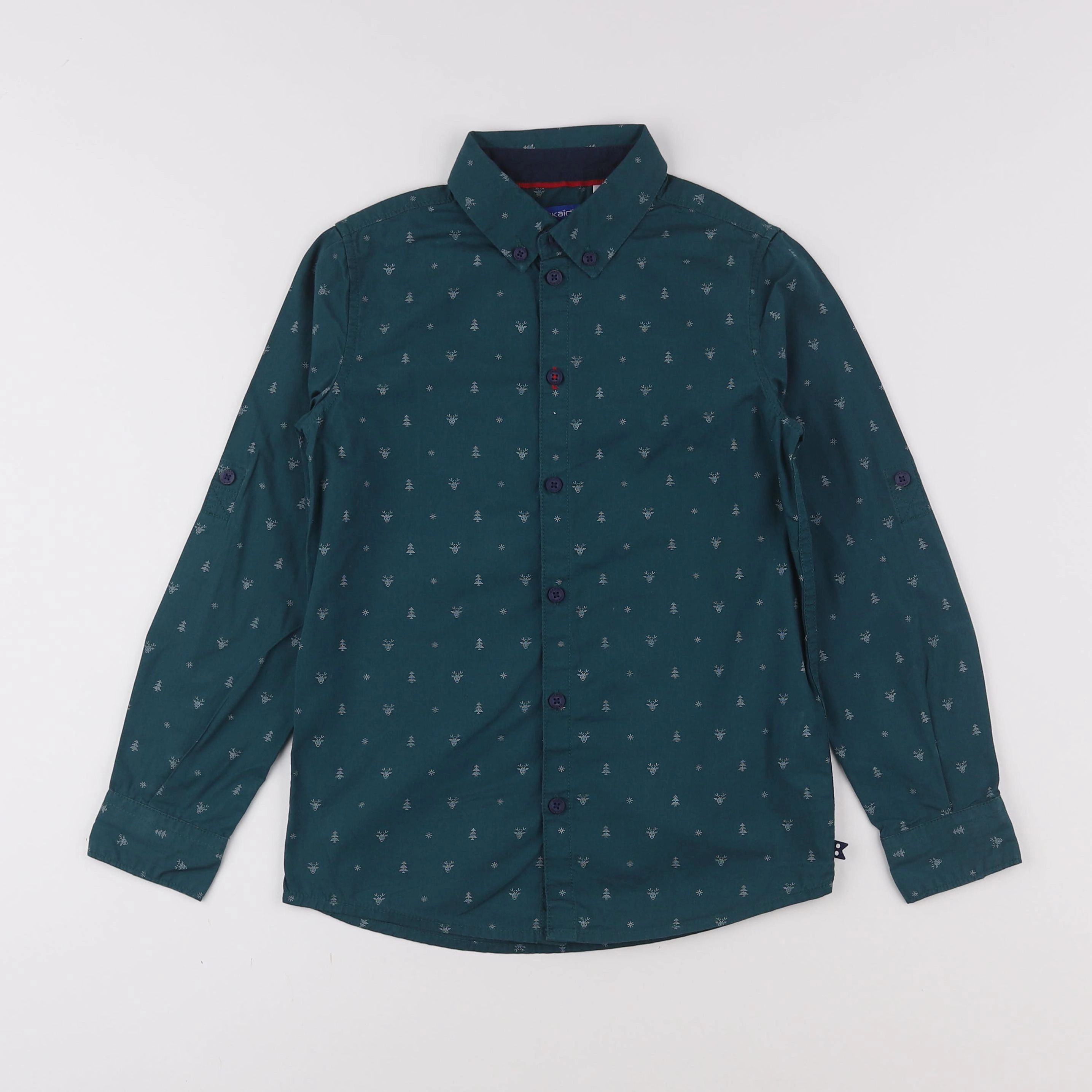 Okaidi - chemise vert - 8 ans