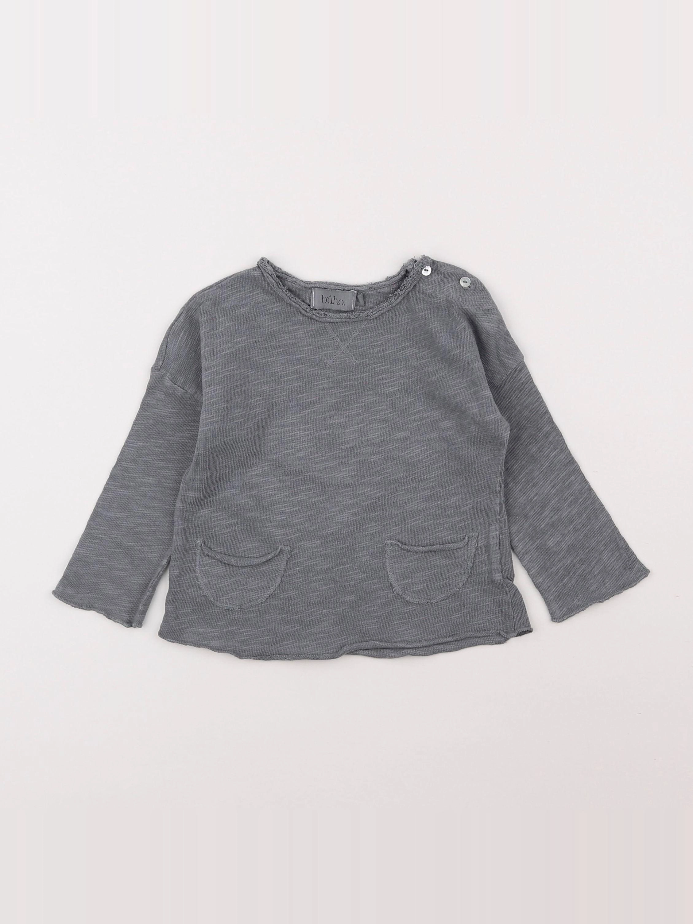 Buho - tee-shirt gris - 12 mois