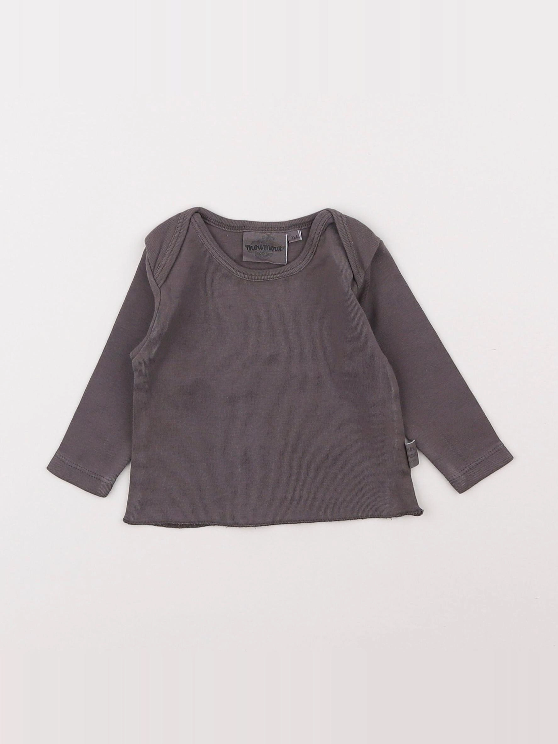 Moumout' - tee-shirt marron - 3 mois