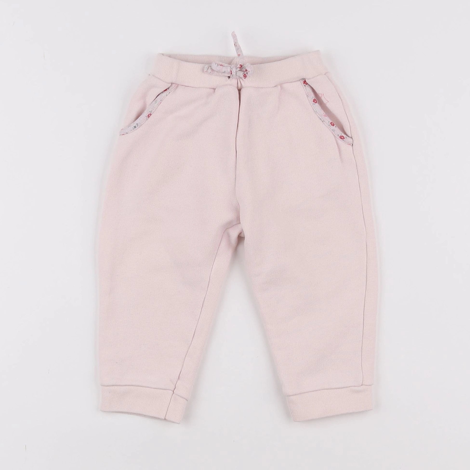 Petit Bateau - jogging rose - 12 mois