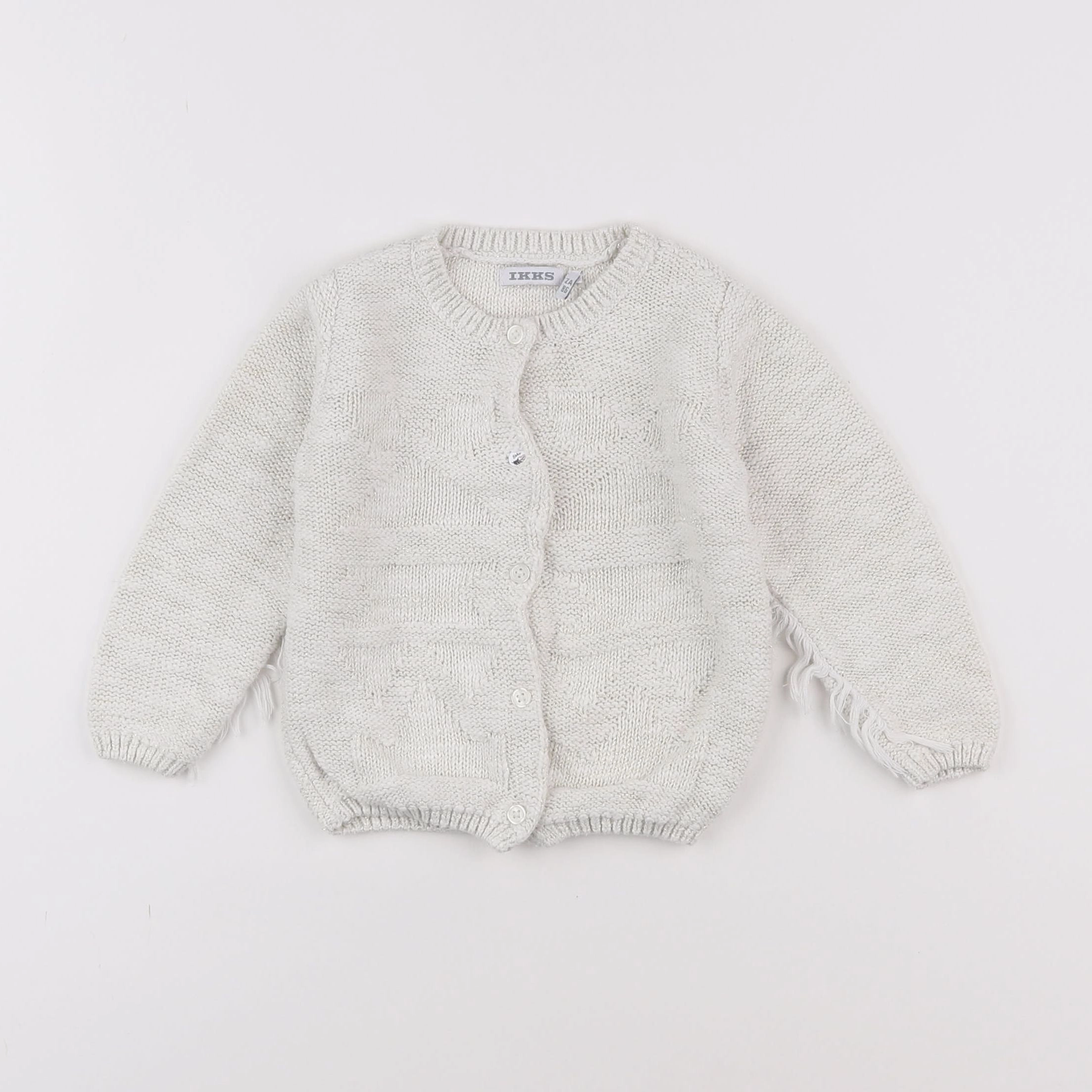 IKKS - gilet blanc - 2 ans