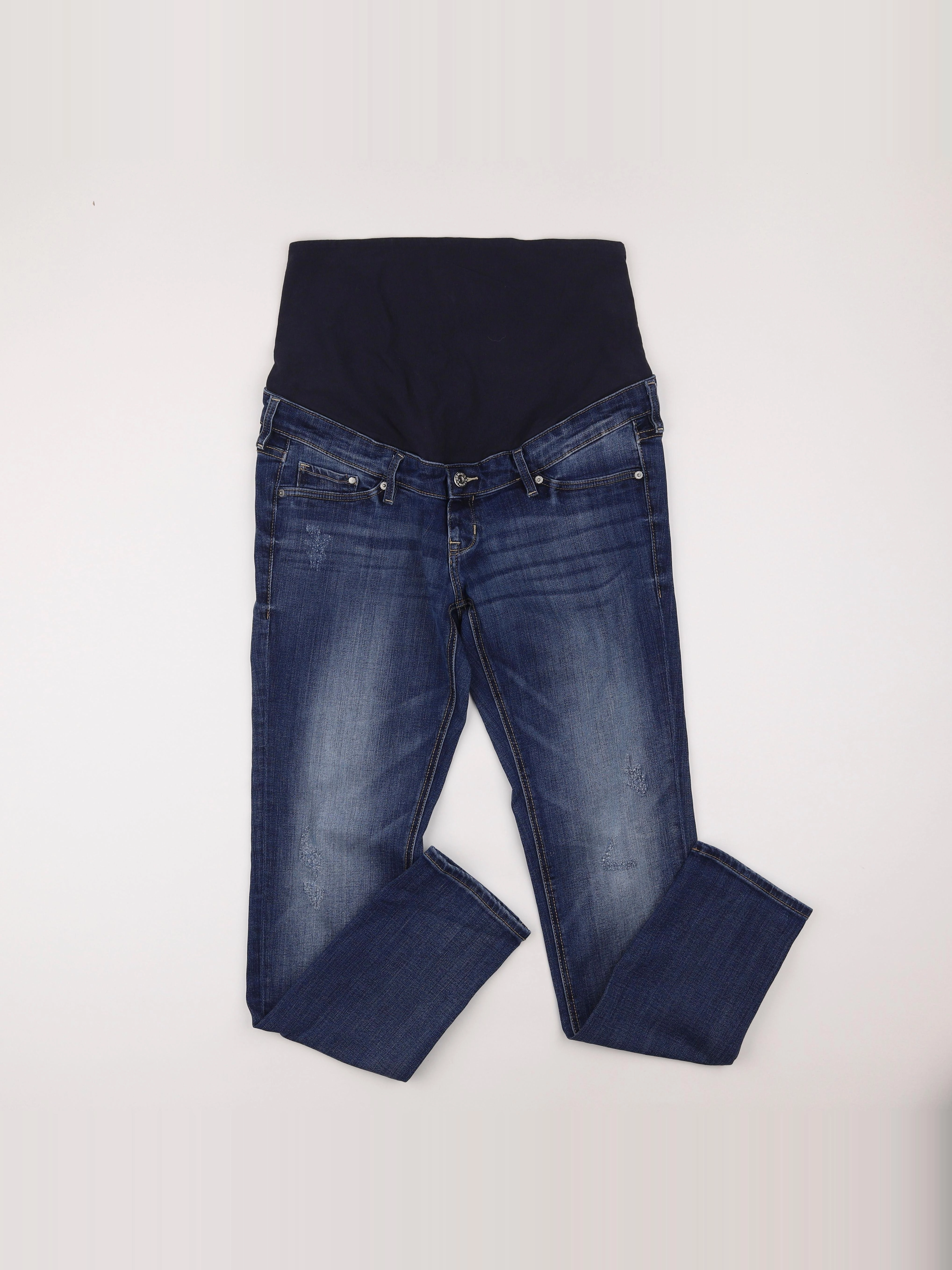 H&M - jean grossesse bleu - 42