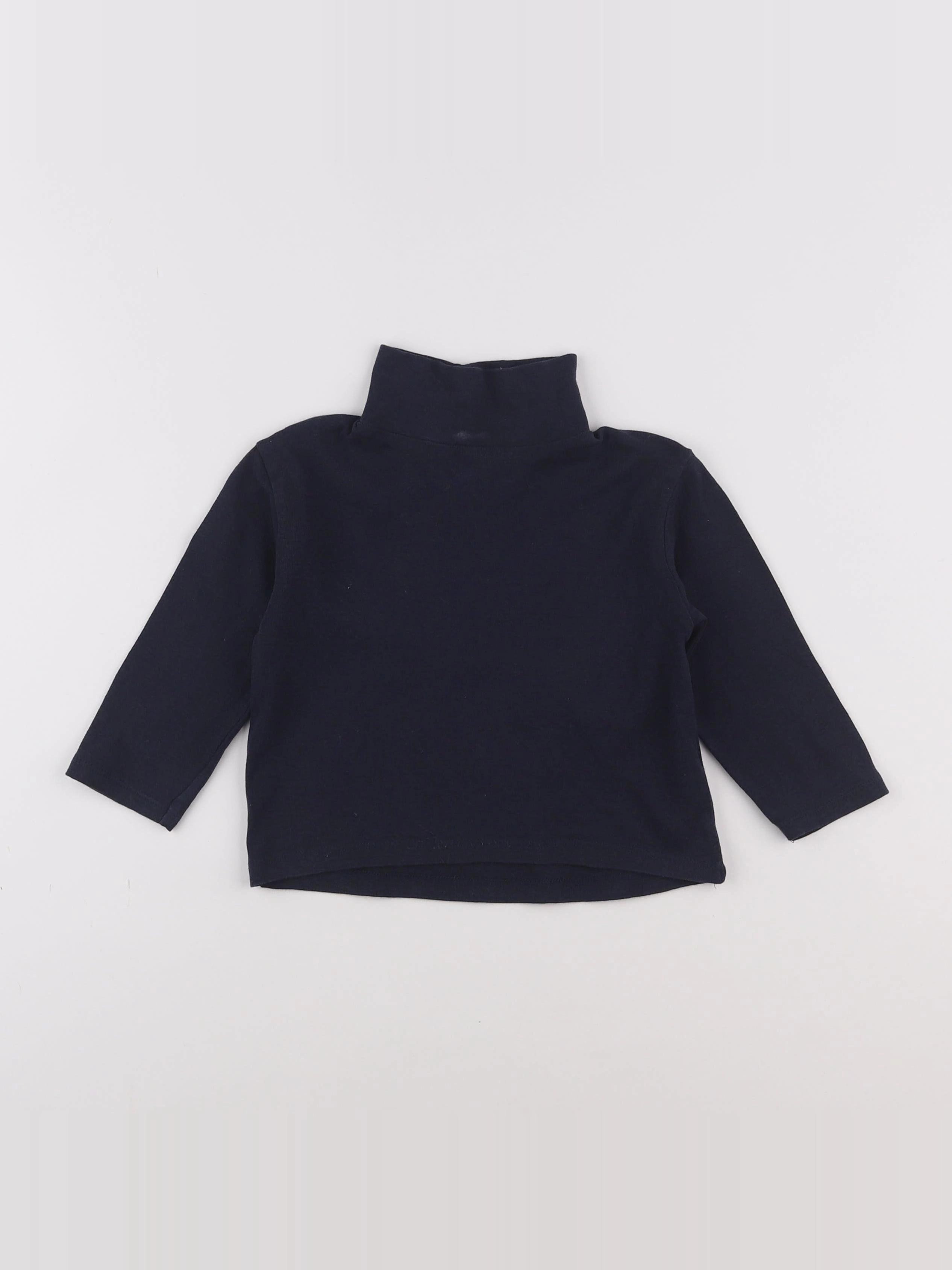 Zara - sous-pull bleu - 12/18 mois