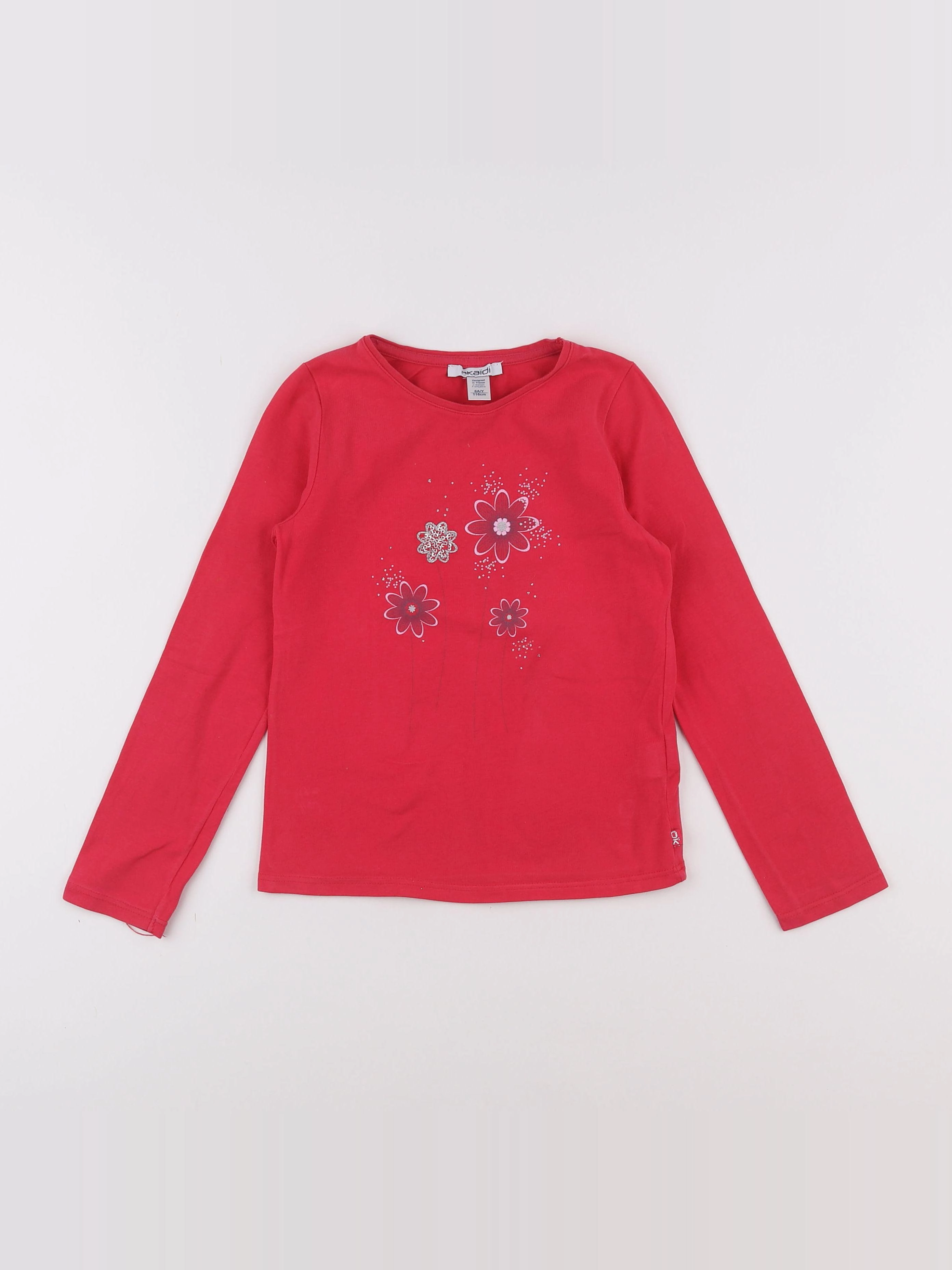 Okaidi - tee-shirt rose - 6 ans
