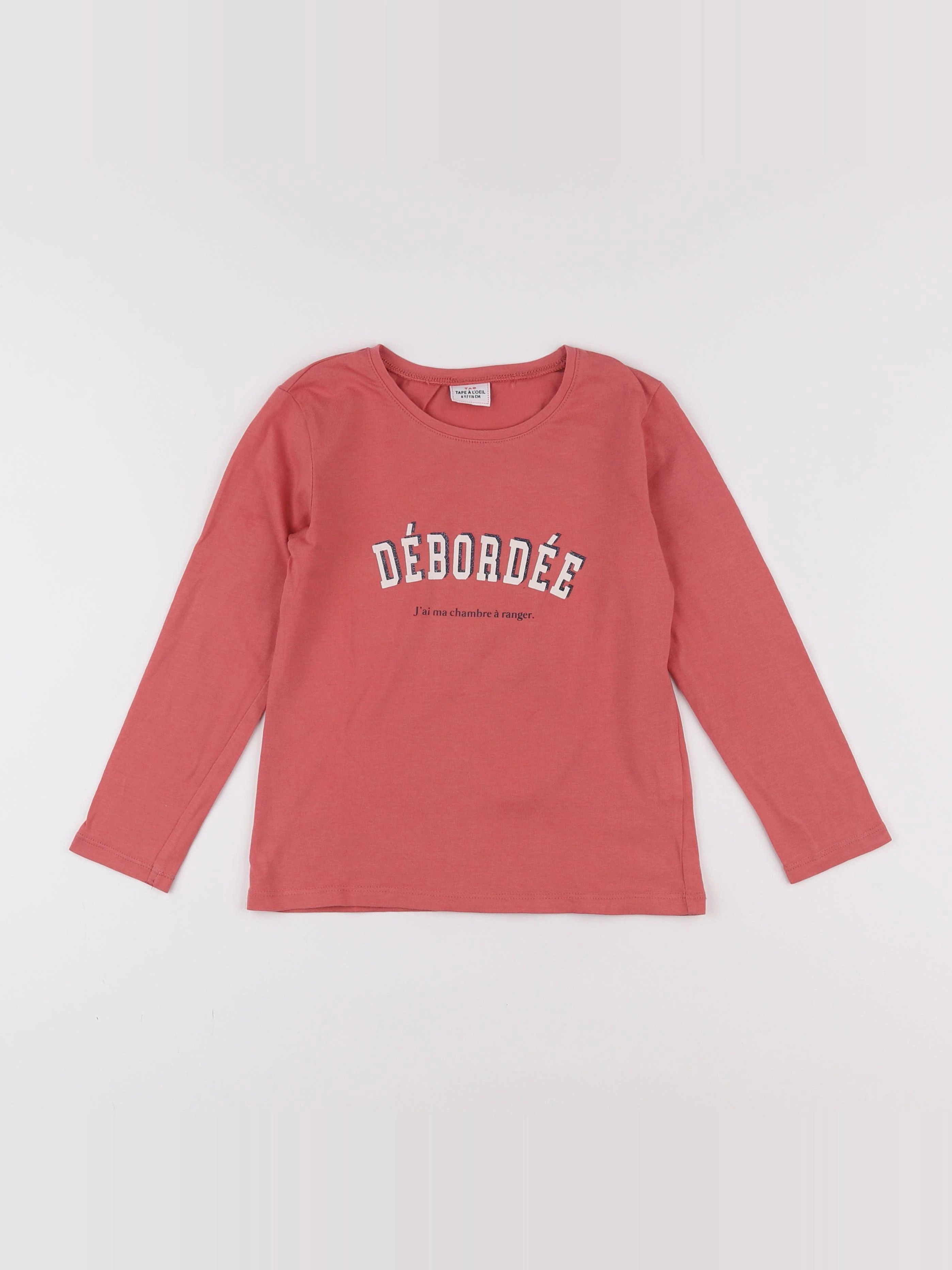 Tape à l'oeil - tee-shirt rose - 6 ans