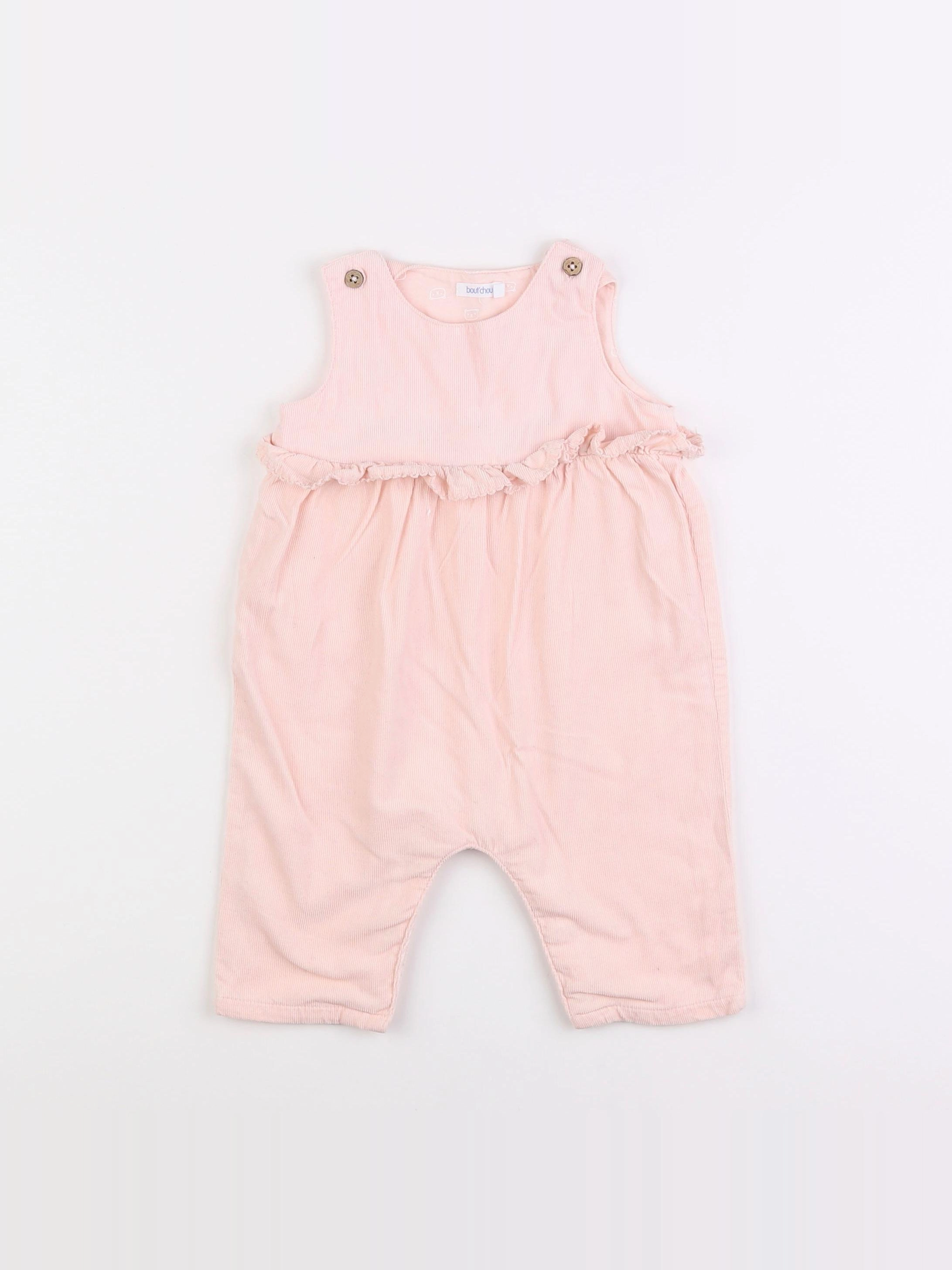 Boutchou - combinaison rose - 3 mois