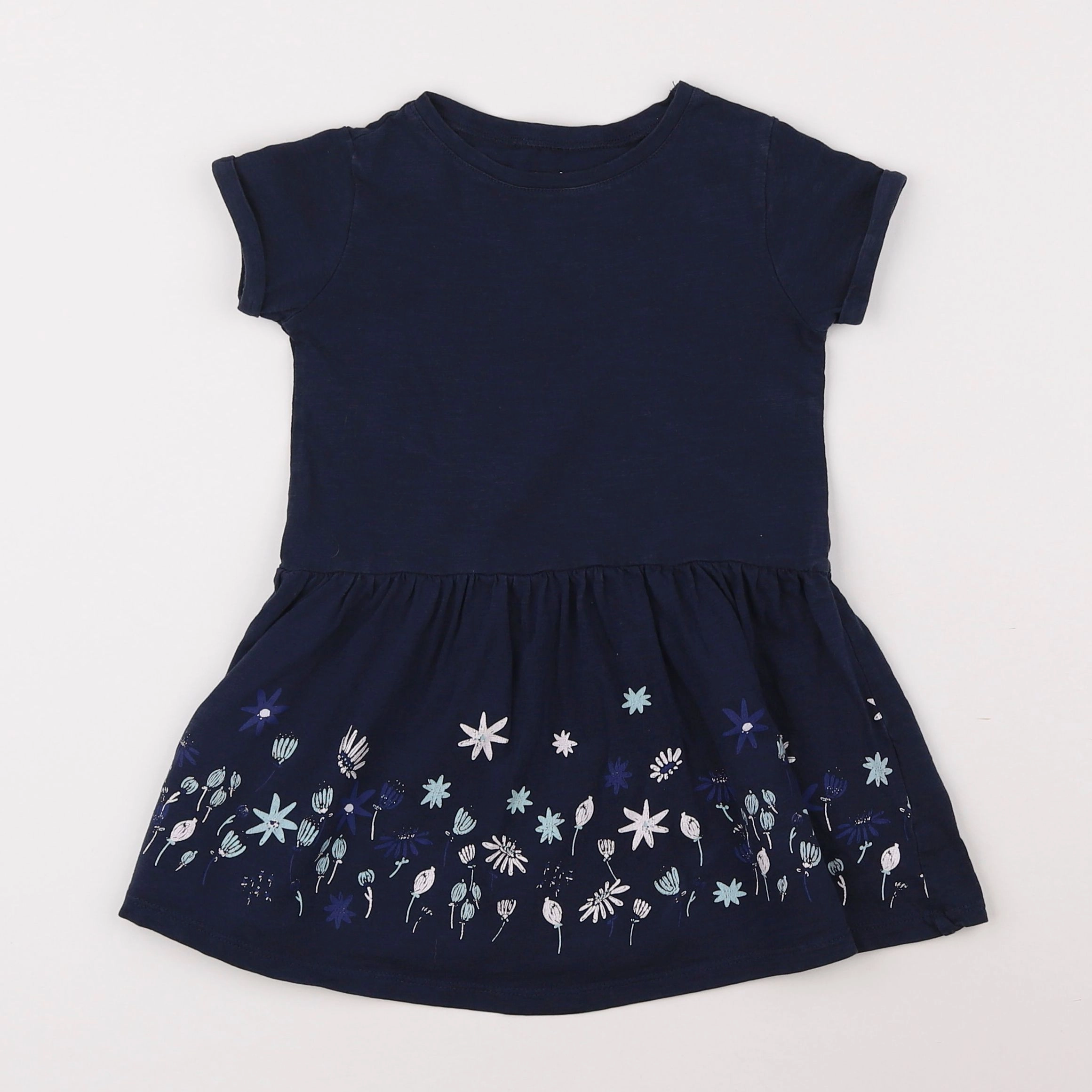 Vertbaudet - robe bleu - 3 ans